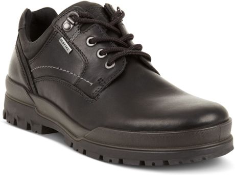 Ecco Track 6 Gtx Goretex Waterproof Shoes in Black for Men | Lyst