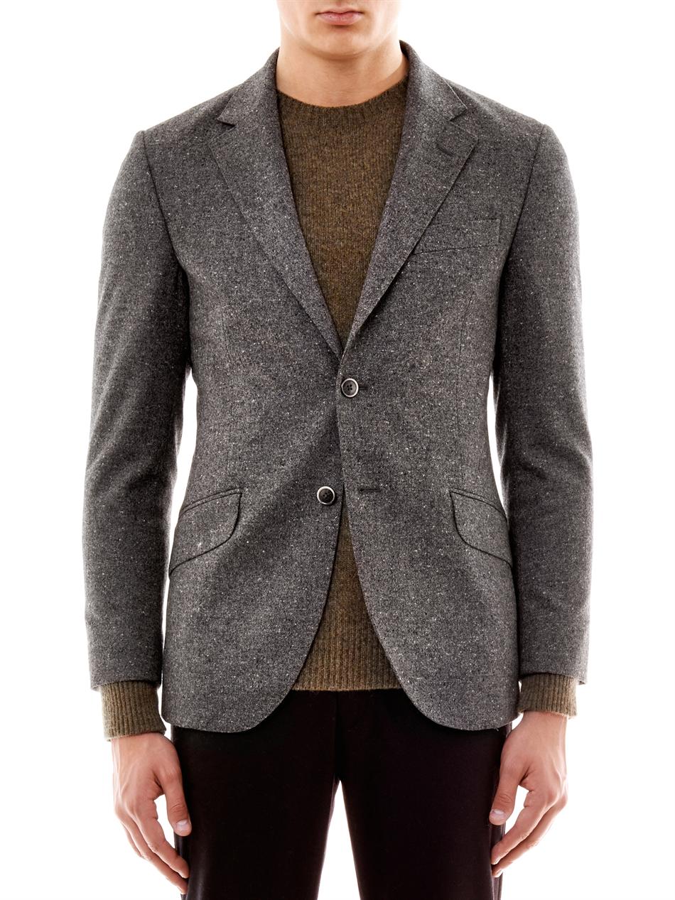 Hackett Donegal Two Button Blazer in Grey (Gray) for Men Lyst