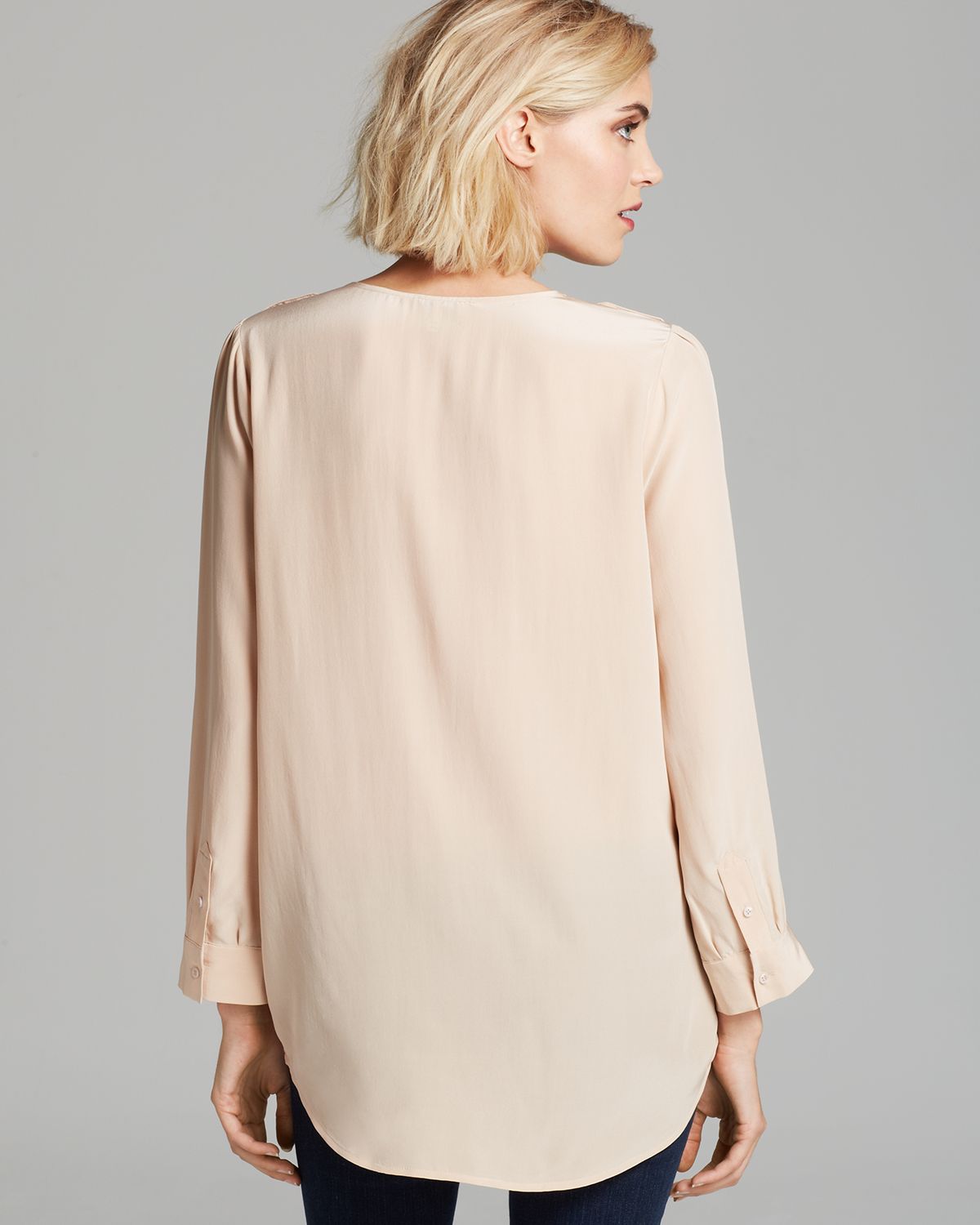 joie blouse marlow savory silk in dusty pink sand natural marlow white size chart