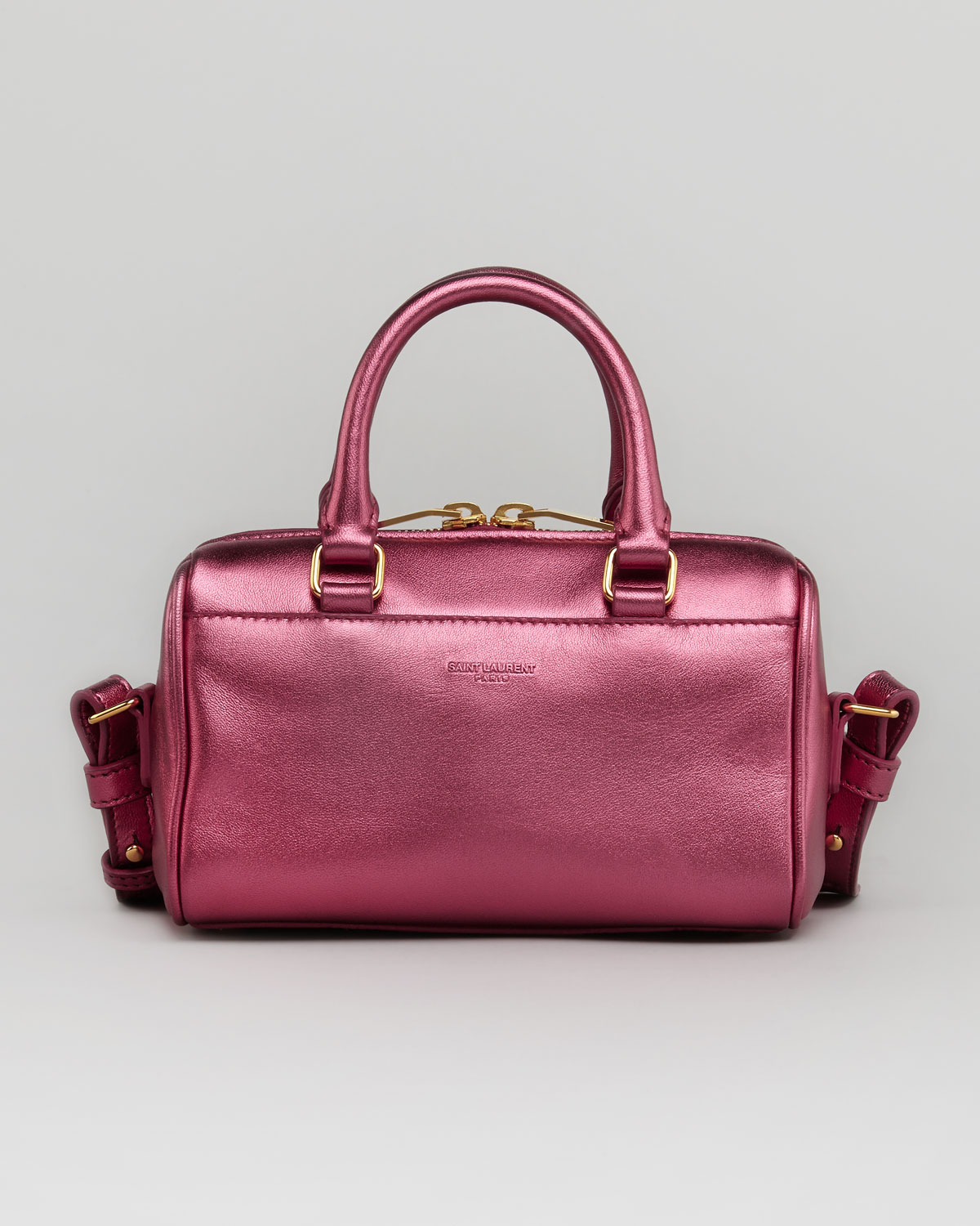 Saint laurent Metallic Duffel Toy Bag Pink in Pink Lyst
