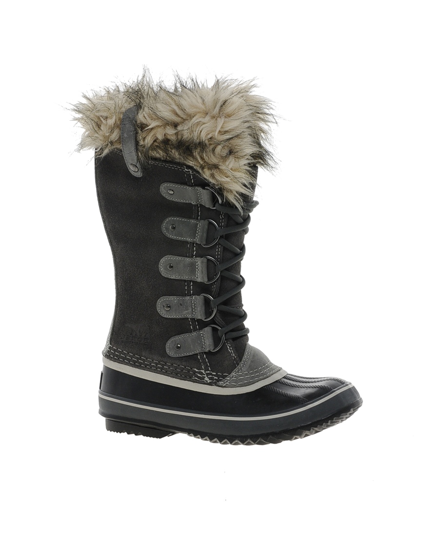 brown sorel joan of arctic boots