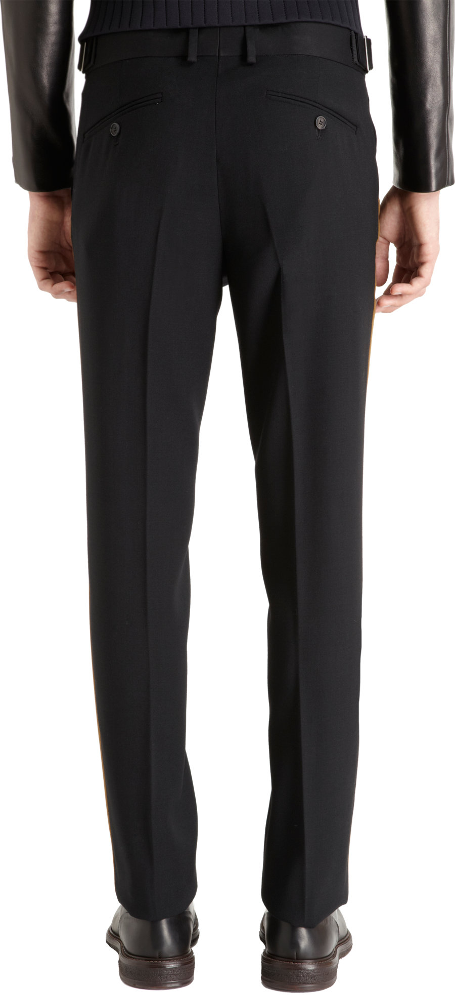 Lyst - Tim Coppens Side Stripe Tuxedo Trousers in Black for Men