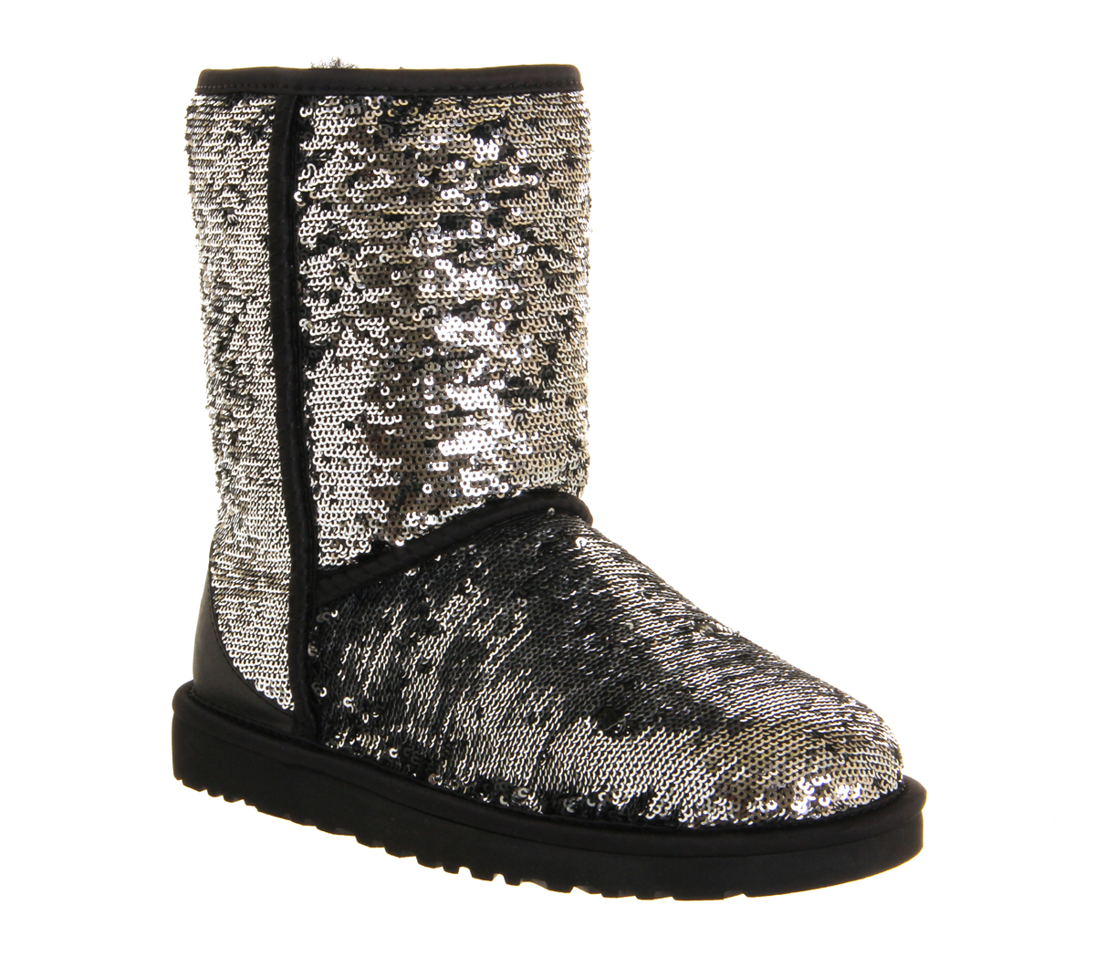 Lyst - Ugg Classic Short Sparkle Sequined Boots in Metallic