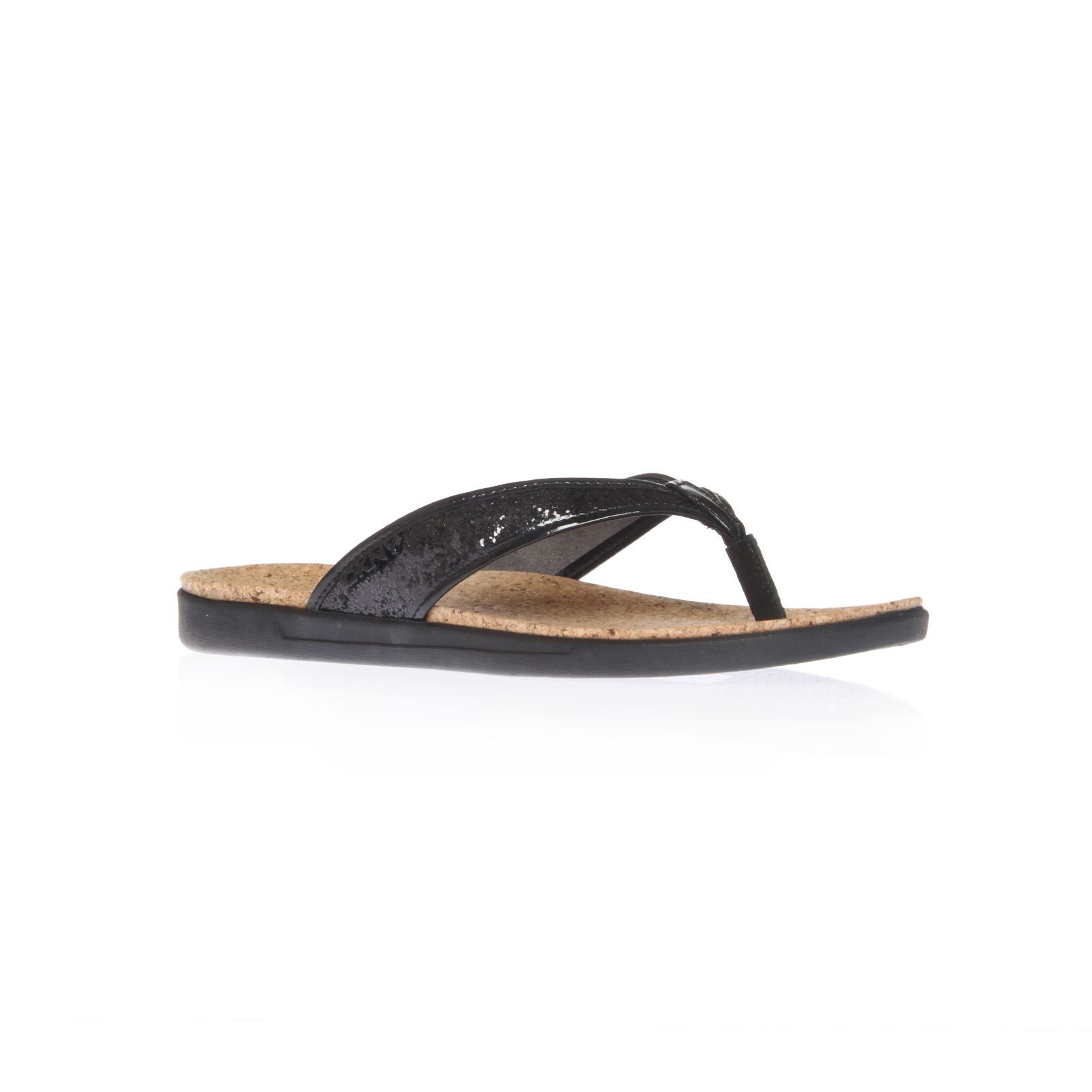 Dkny Vicky Flip Flop Sandals in Brown | Lyst