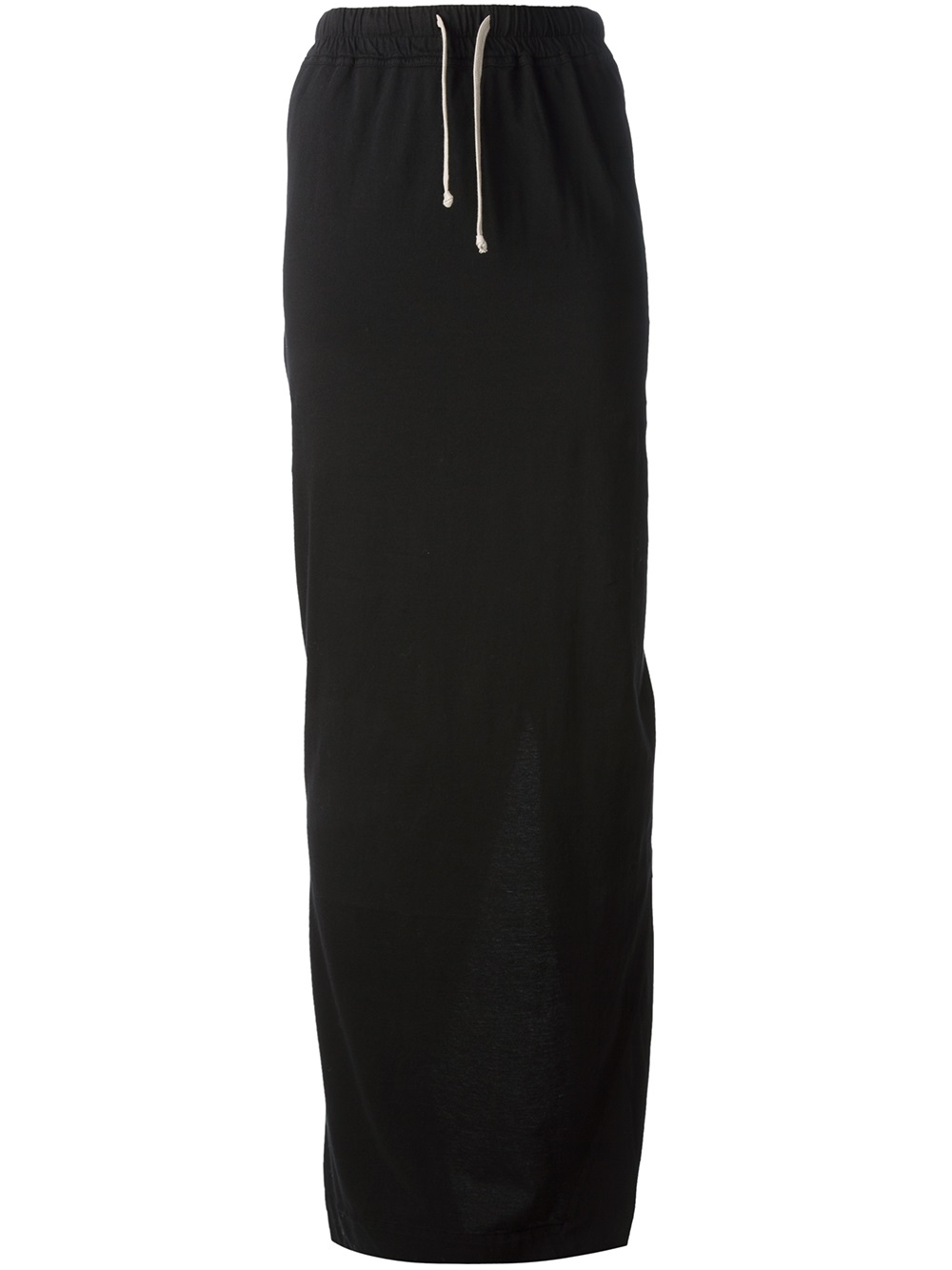 Rick Owens DRKSHDW Maxi Skirt in Black 