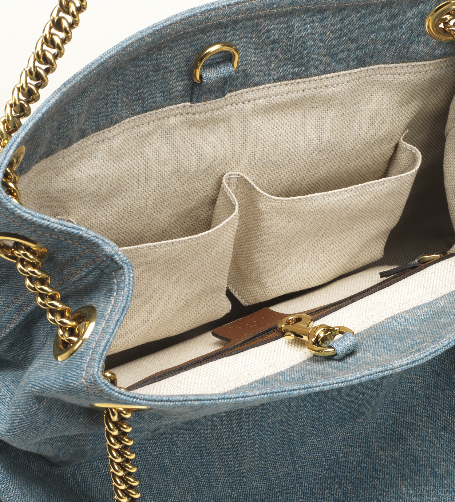 Gucci Soho Denim Shoulder Bag in Blue Lyst