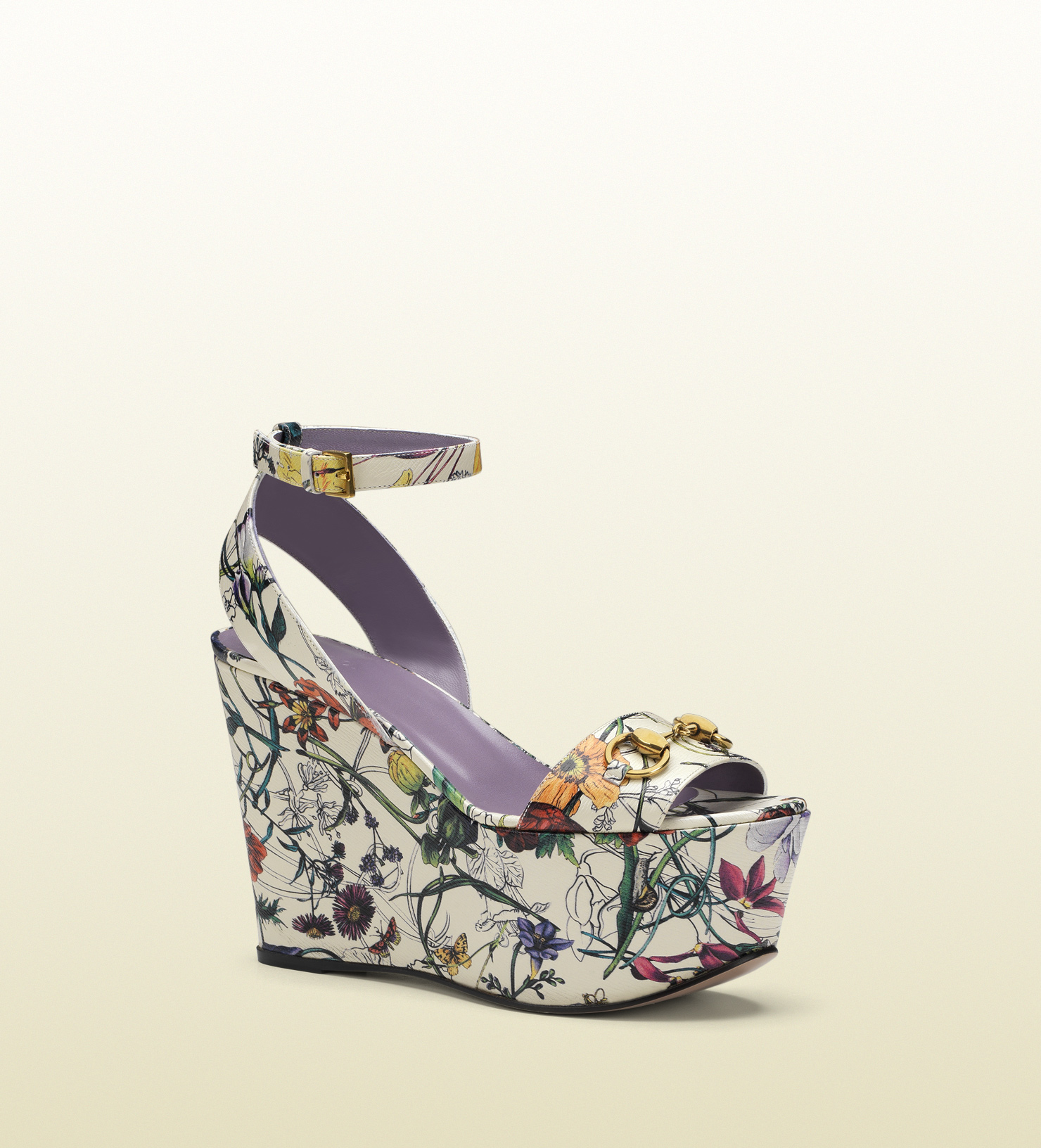 gucci flora sandals