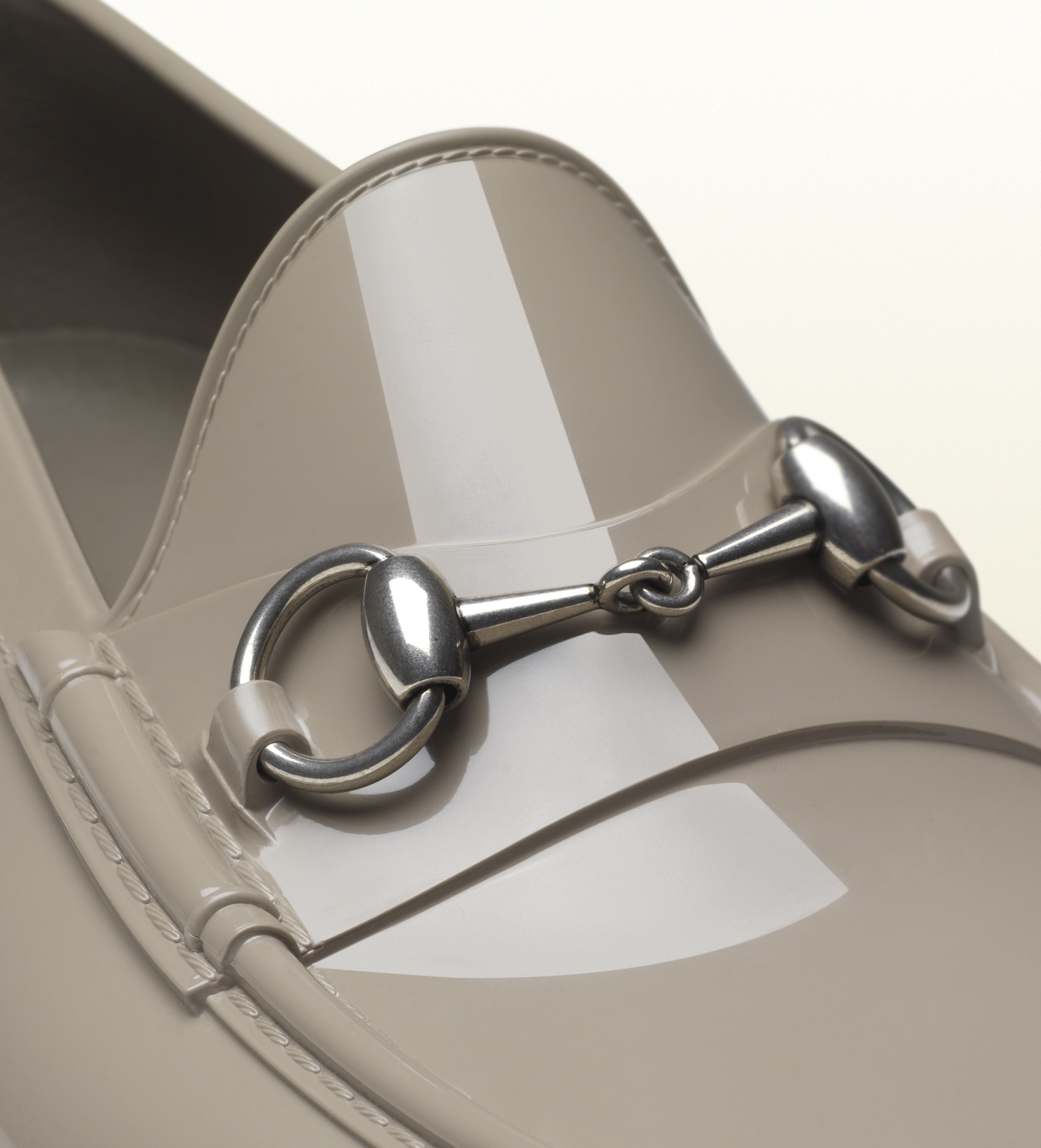 gucci rubber loafers