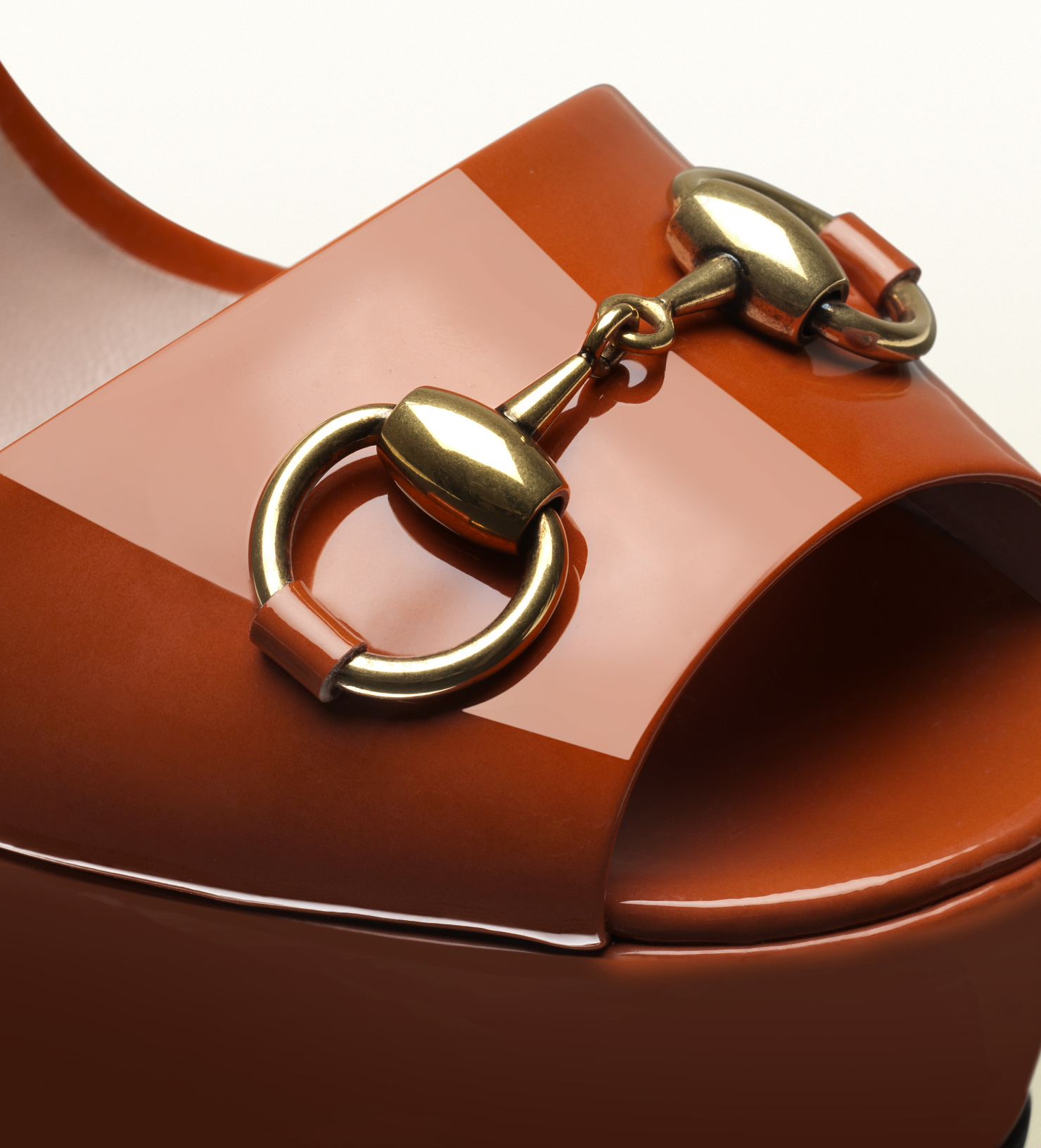 gucci sandals orange