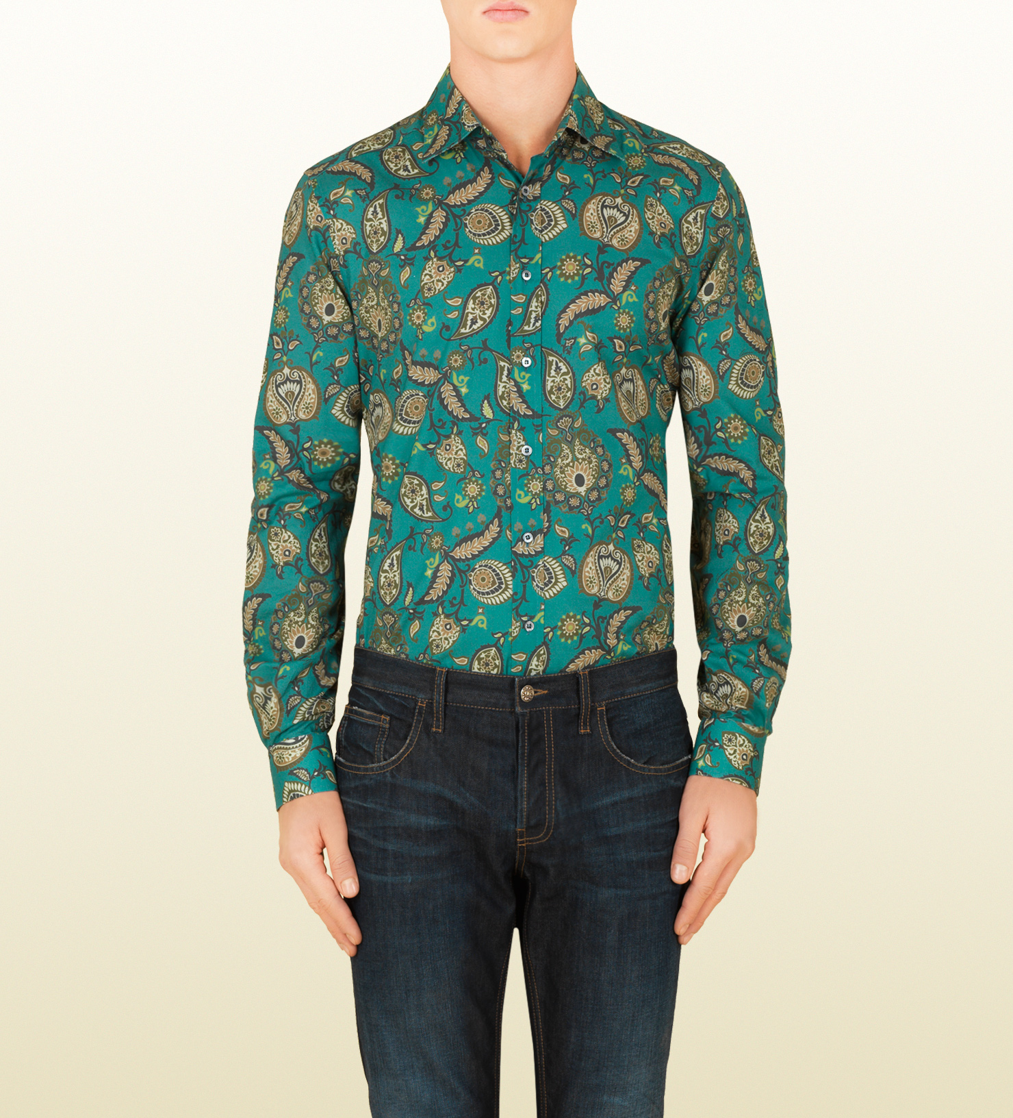 gucci fitted shirt