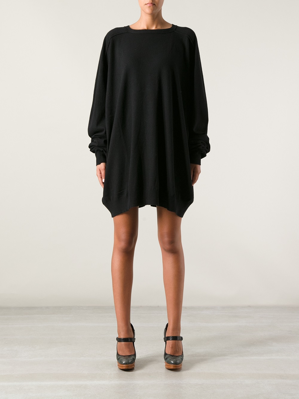 Lyst Societe anonyme Oversized Jumper Dress Or Top in Black