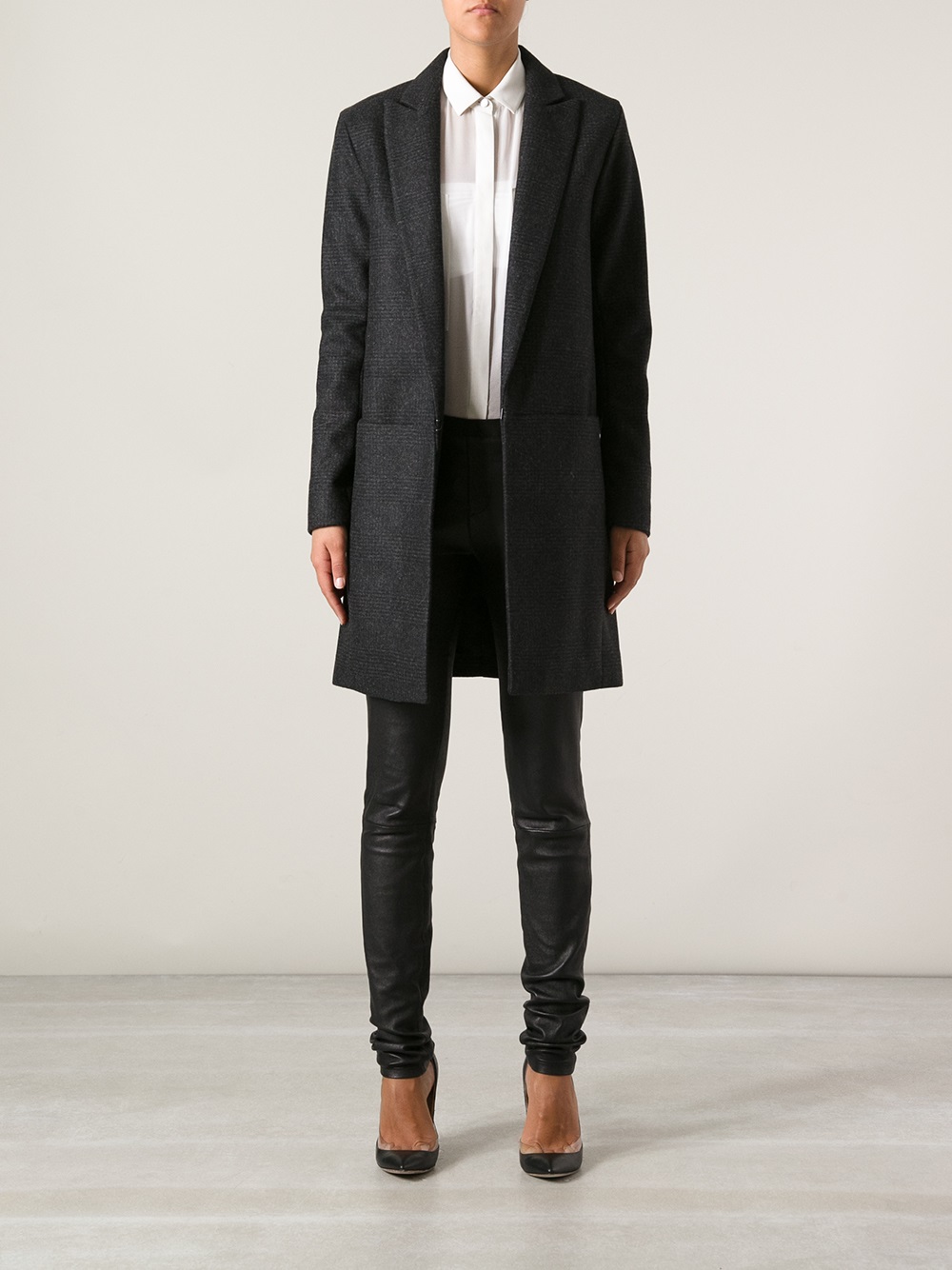outfits with long blazer