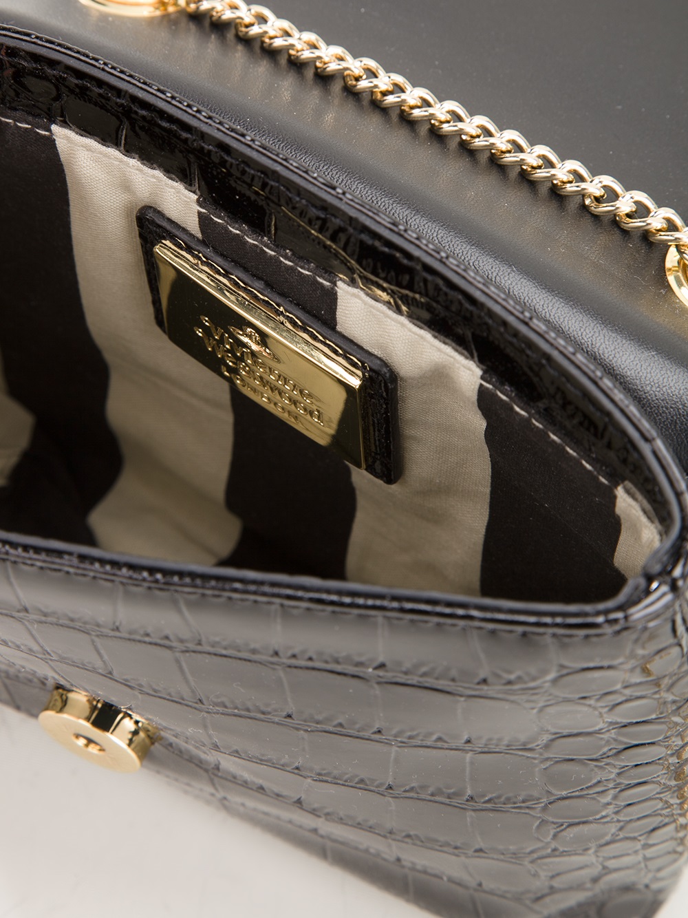 Vivienne Westwood Ebury Shoulder Bag in Black Lyst