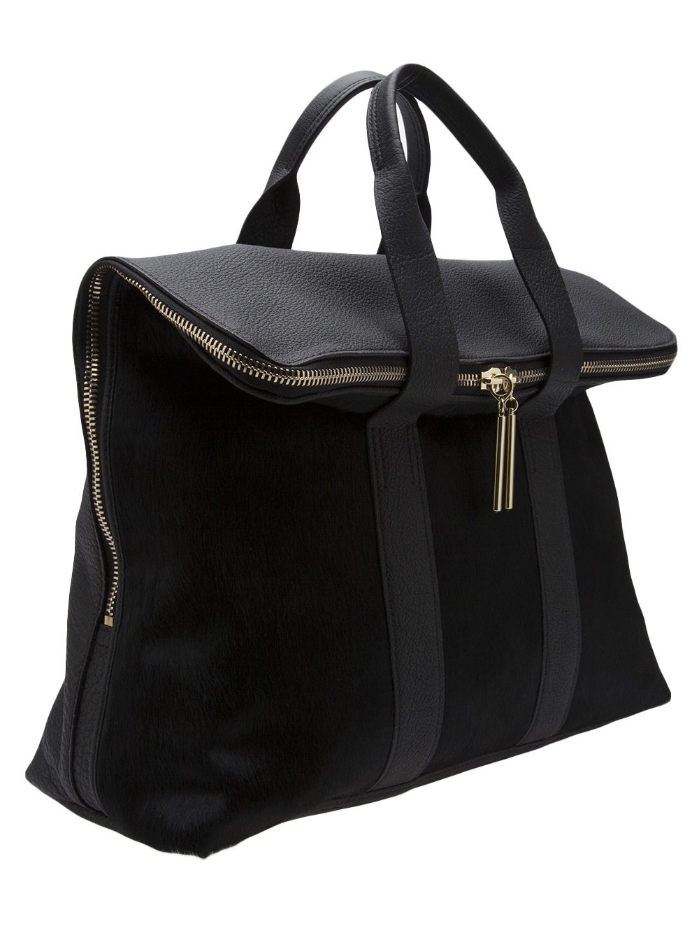 3.1 phillip lim 31 Hour Tote Bag in Black | Lyst