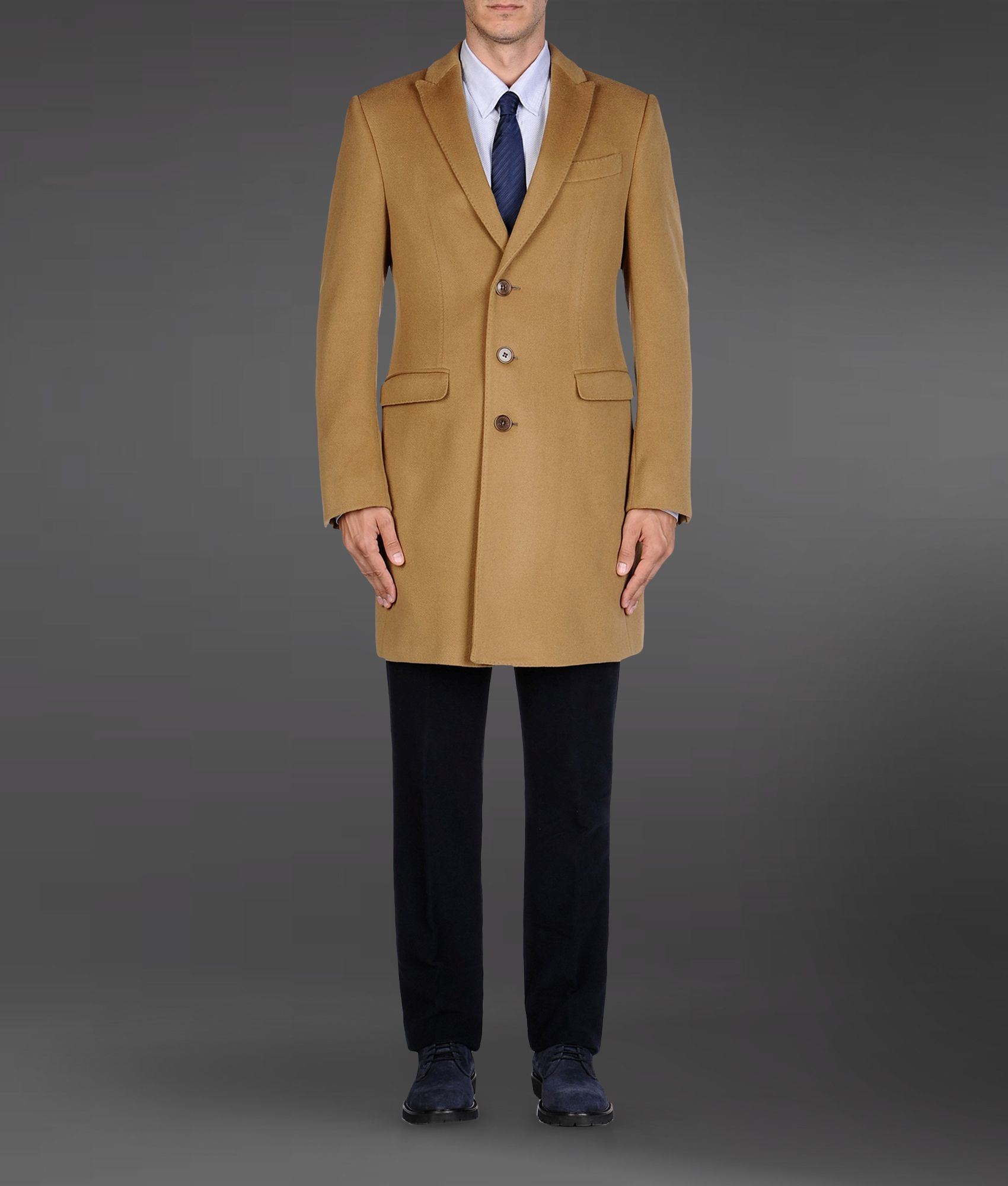 armani camel coat