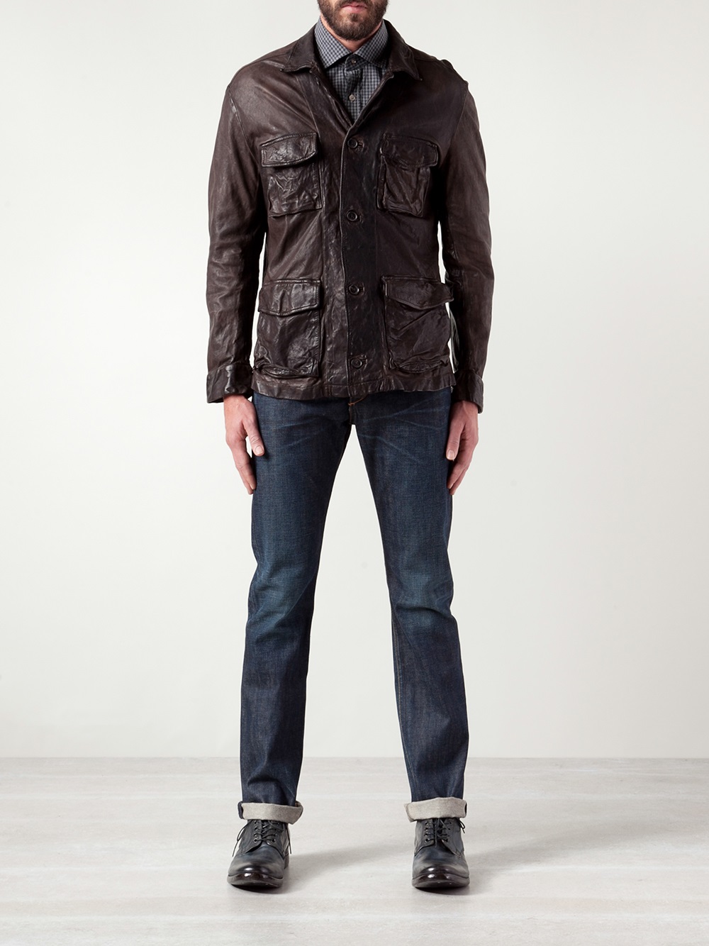 billy reid leather jacket