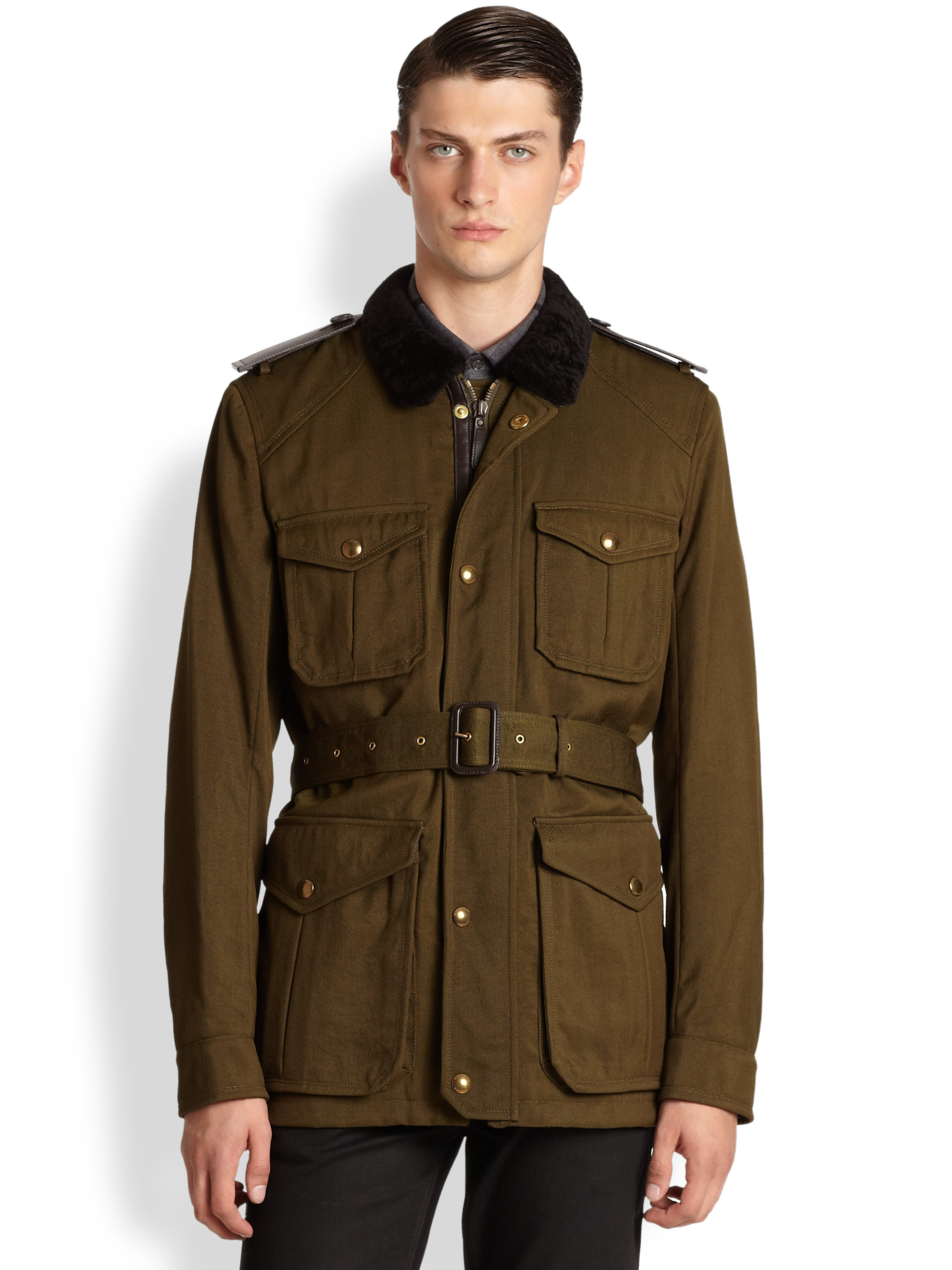 Lyst - Burberry Harlem Field Jacket in Brown for Men
