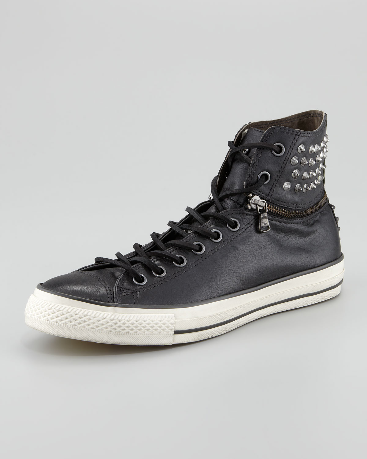 Converse All Star High Black Mono Leather Unisex Sneaker Converse All Star High Black Mono Leather Unisex Sneaker