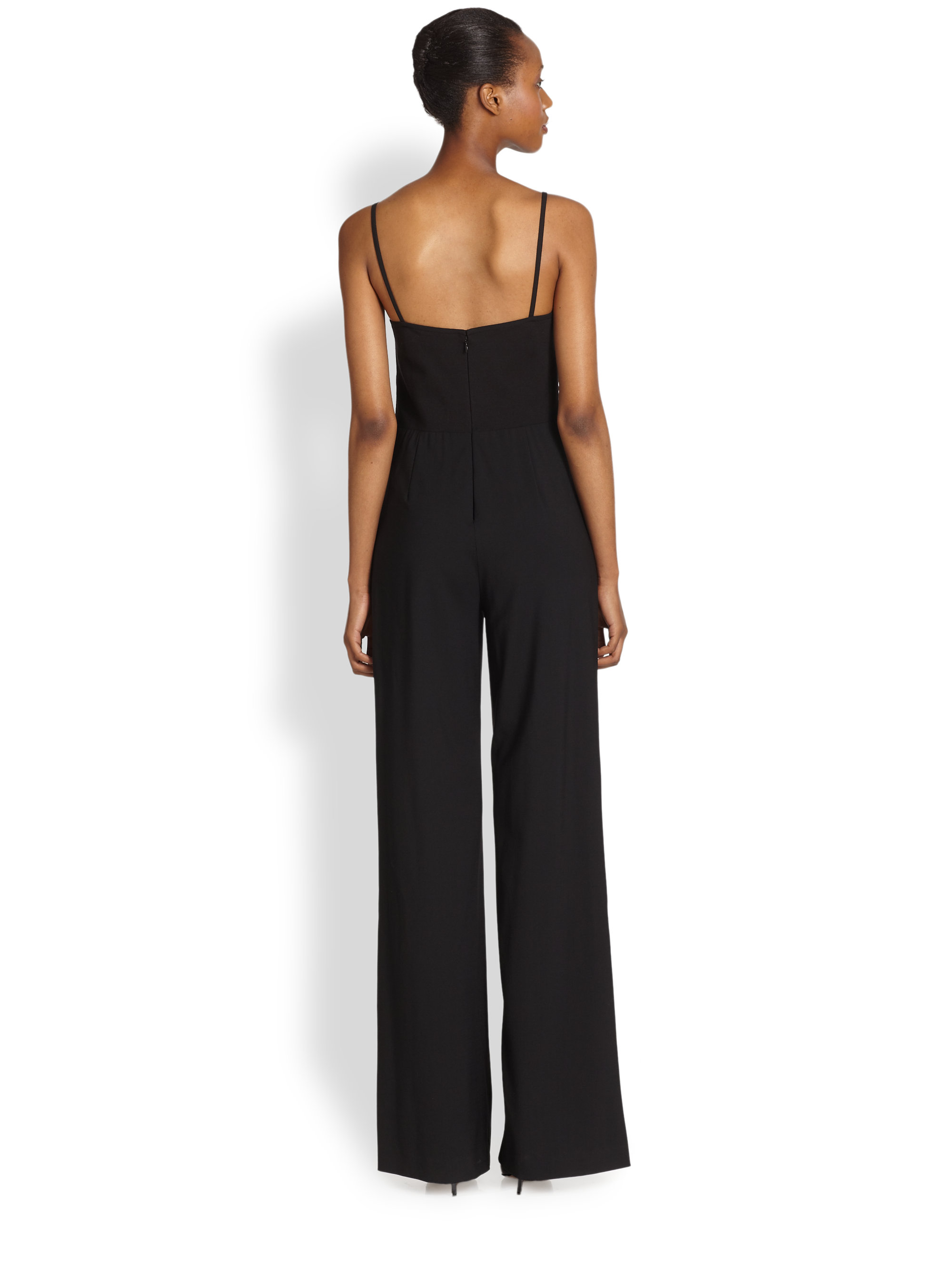 Lyst - Dkny Camisole Jumpsuit in Black