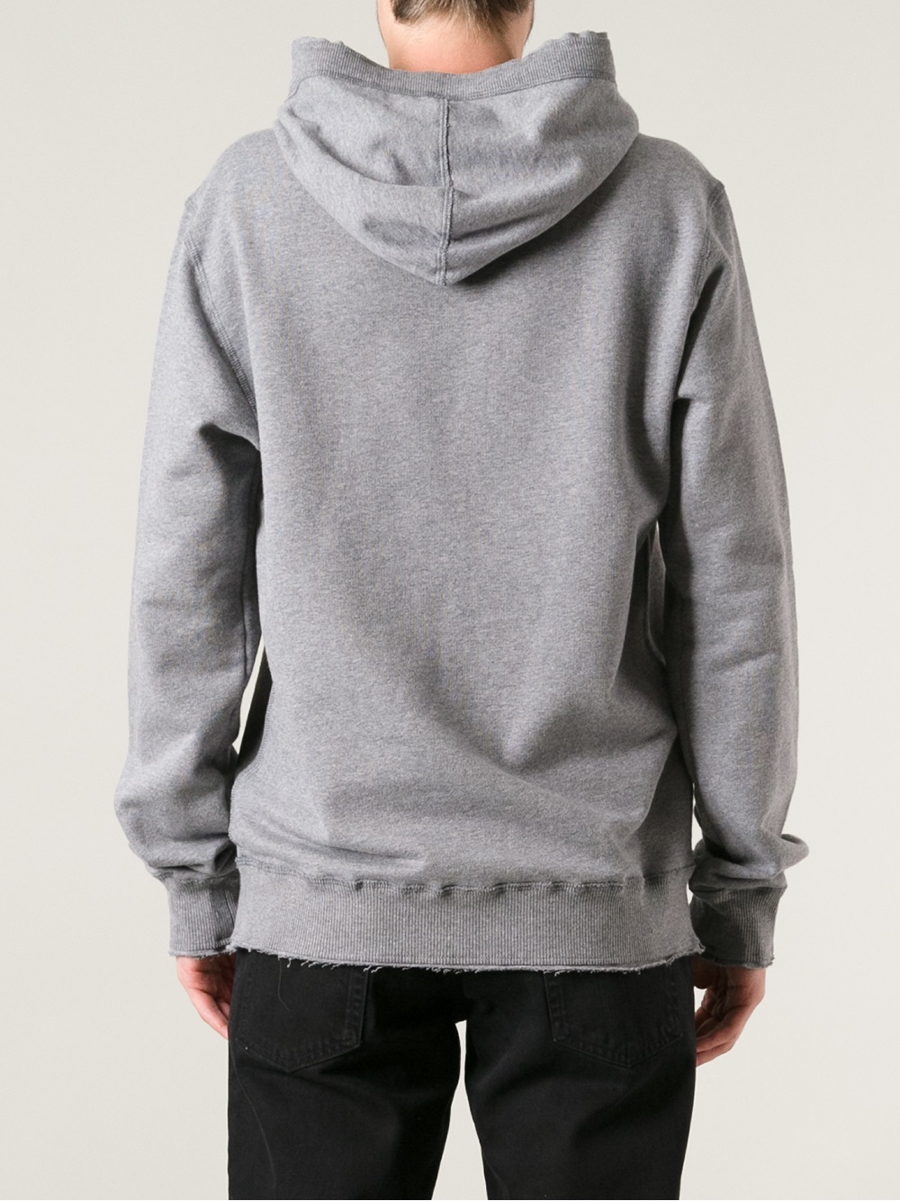 Lyst - Dolce & gabbana Printed Hoodie in Gray for Men