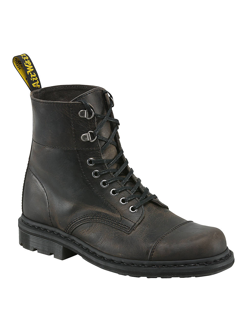 Lyst Dr. Martens Gideon Leather Folddown Boots in Black