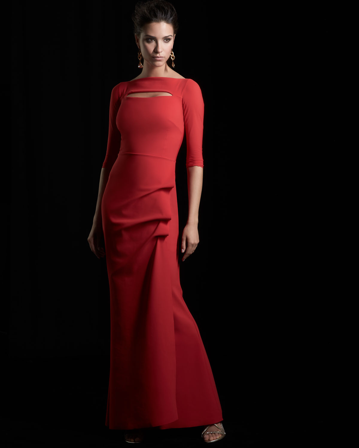 chiara boni red dress
