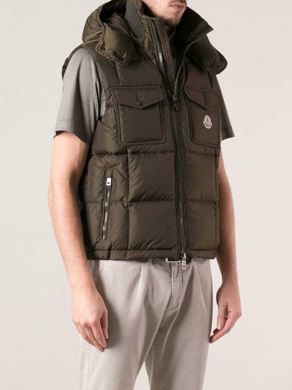 moncler padding vest