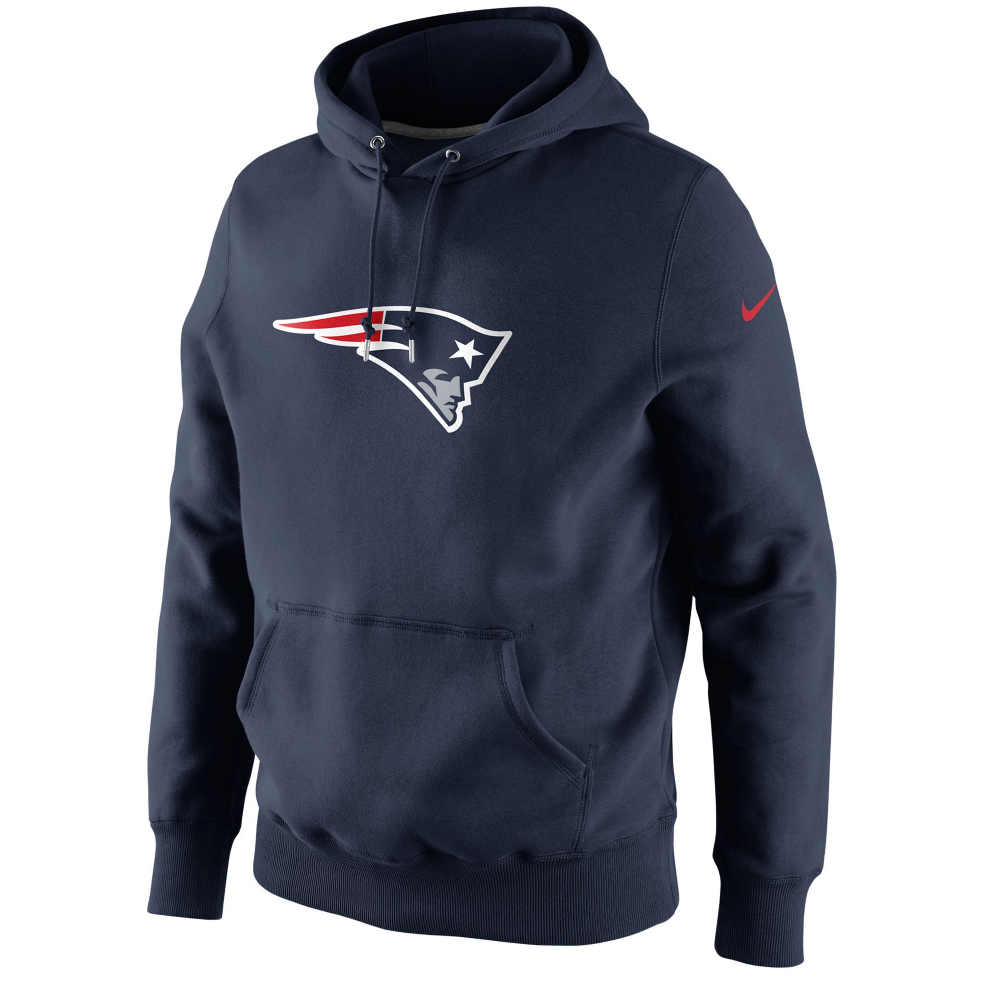 Nike New England Patriots Classic Logo Hoodie in Blue for Men - Lyst