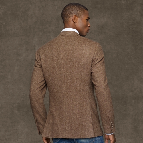 Polo Ralph Lauren Herringbone Sport Coat in Brown for Men | Lyst