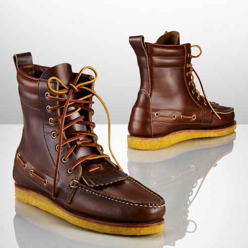 ralph lauren men's leather boots
