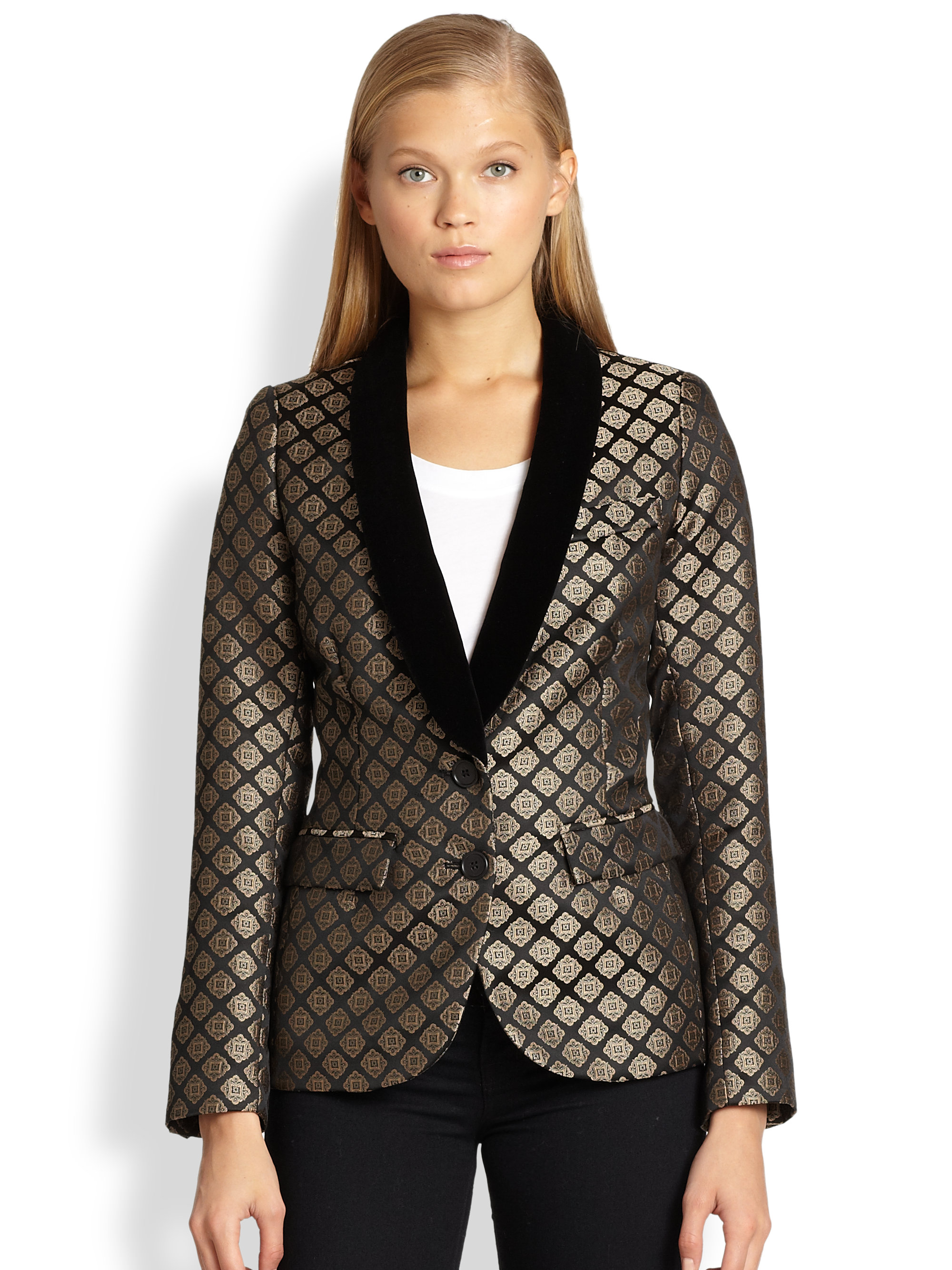 female smoking jacket