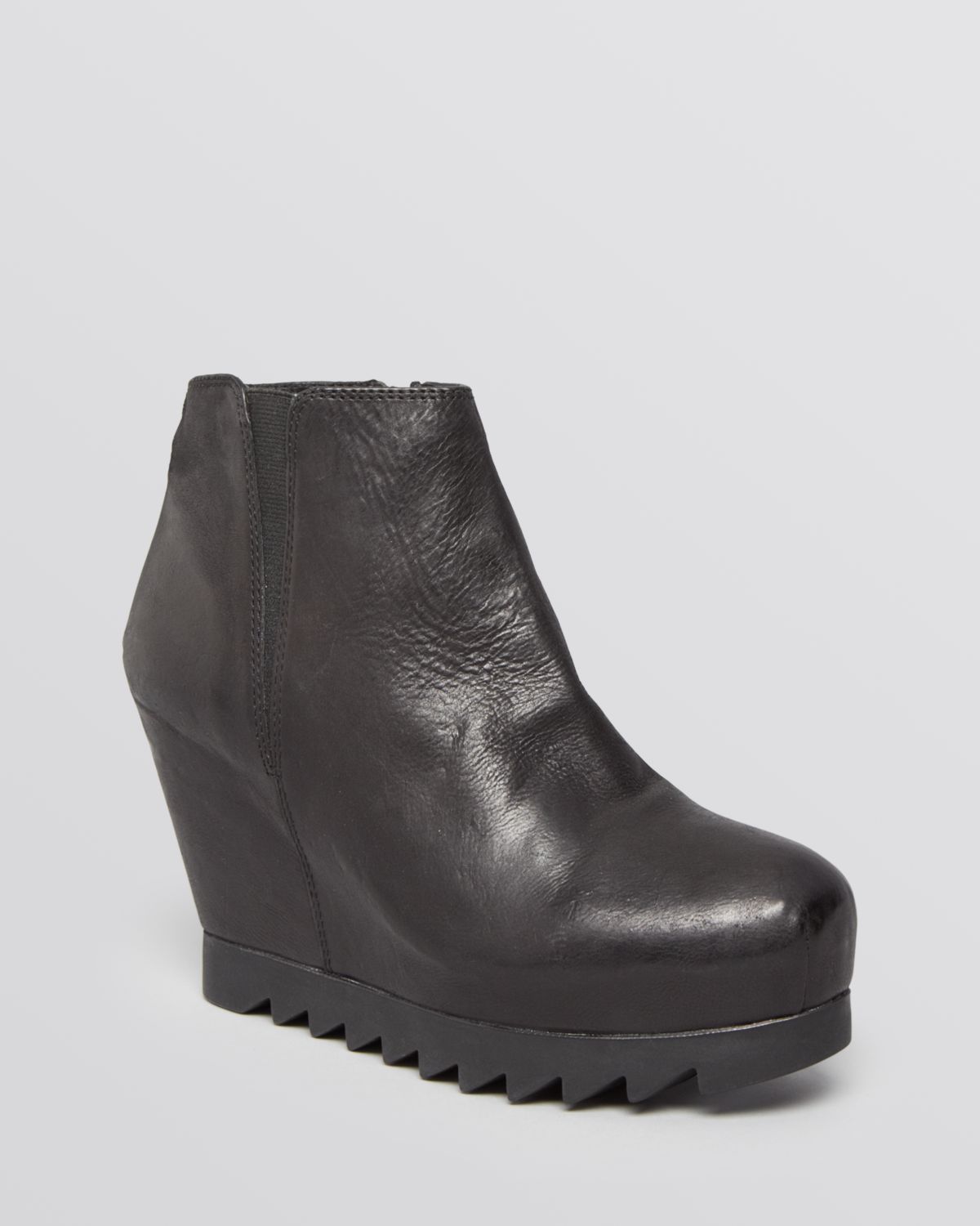 ash amazon leather platform booties