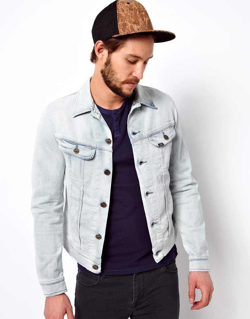 ice blue denim jacket