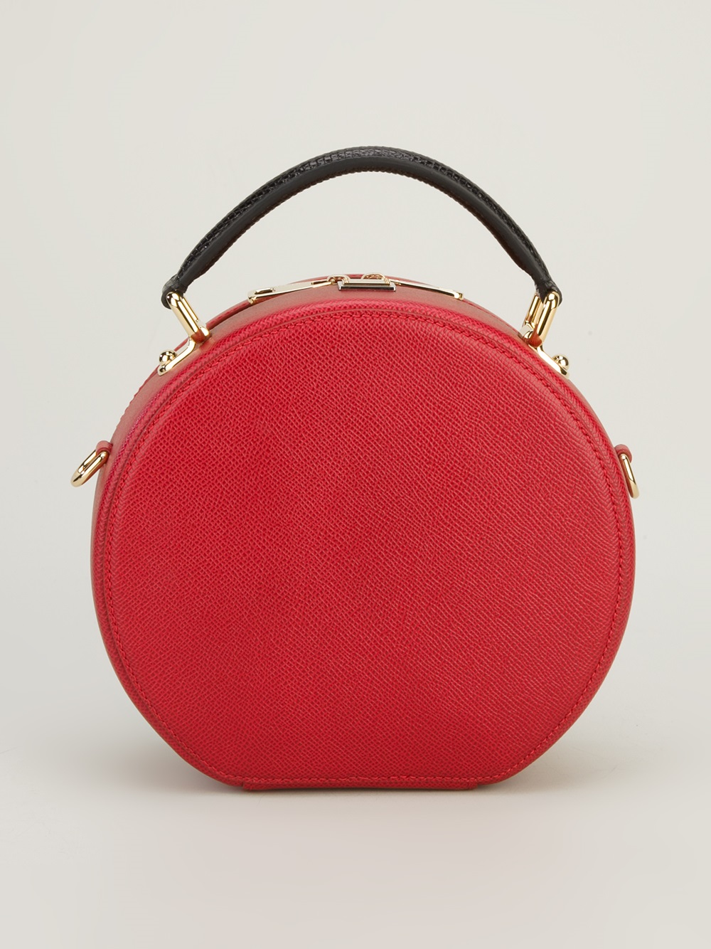 Dolce & Gabbana Small Round Shoulder Bag in Red - Lyst
