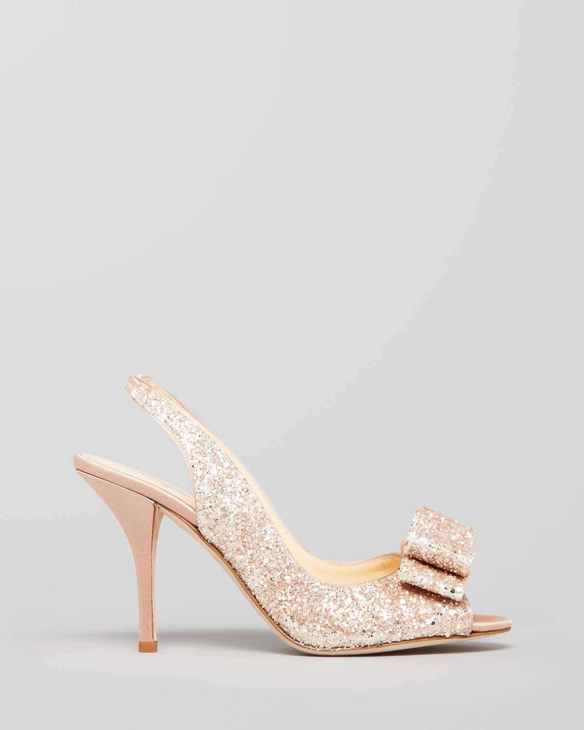 Evening Pumps Charm Bow High Heel 