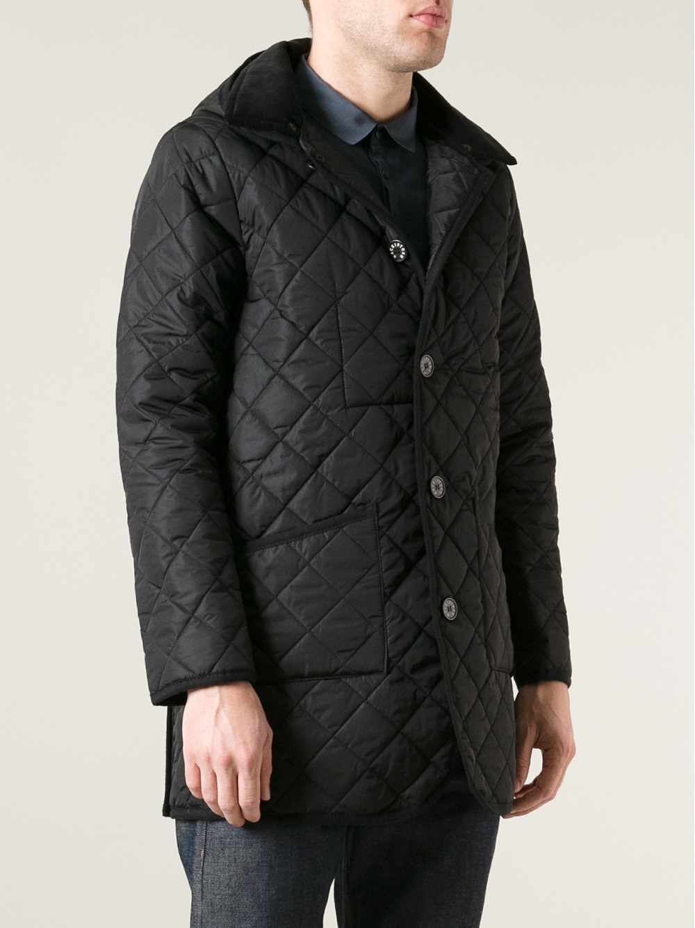 Mackintosh Waverly Long Coat in Black for Men - Lyst