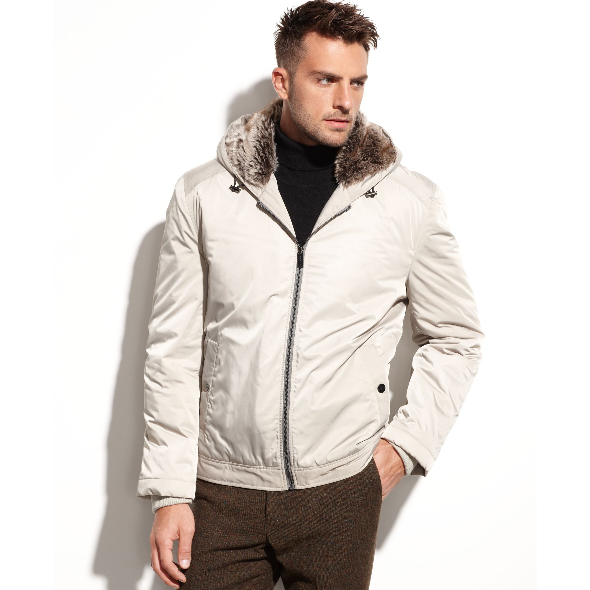 michael kors jacket mens white