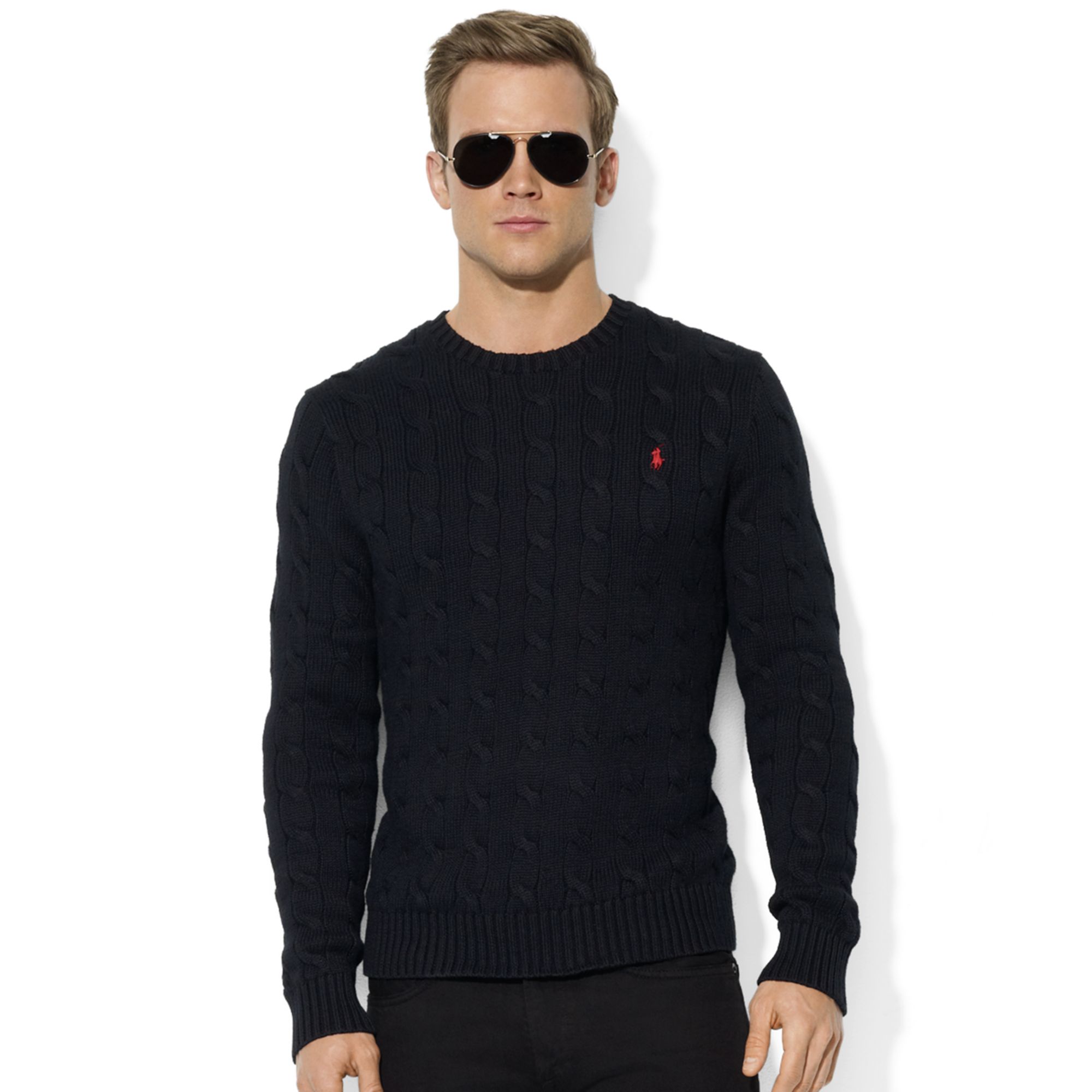 ralph lauren black sweater