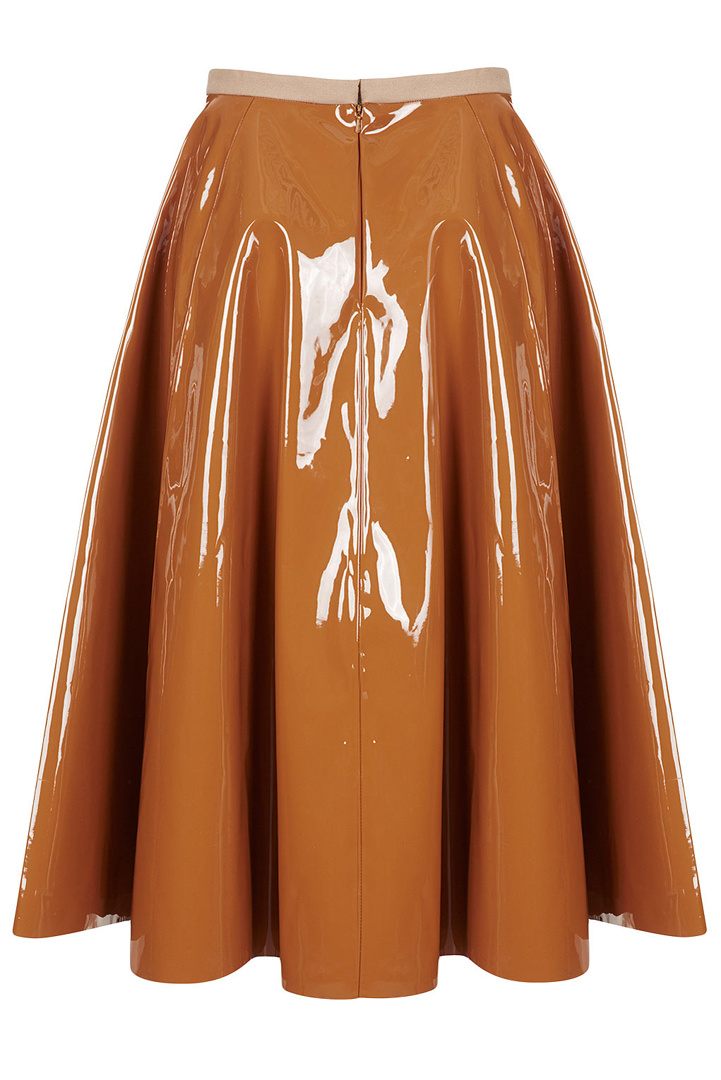 topshop brown skirt