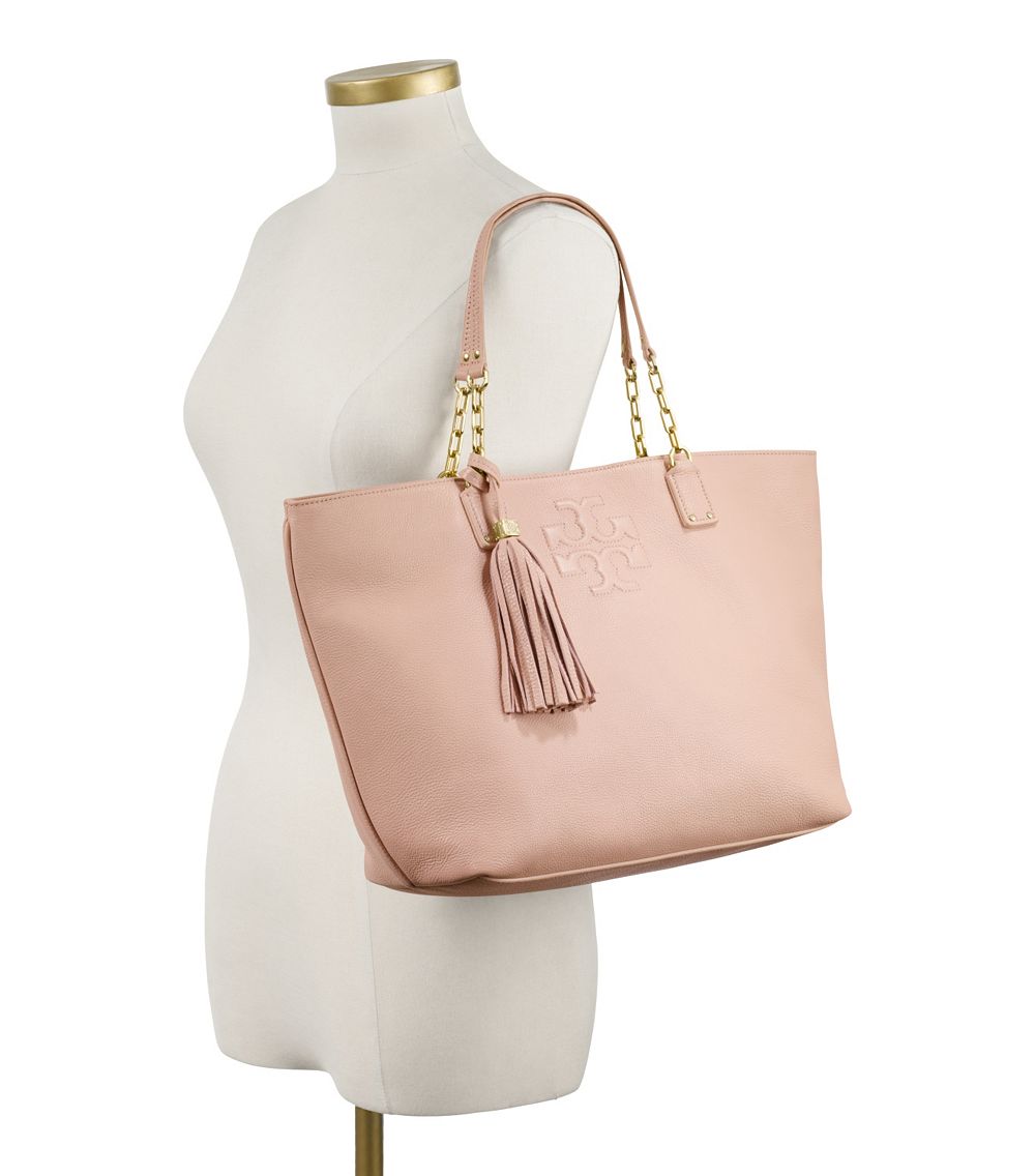 Lyst Tory Burch Thea Tote in White