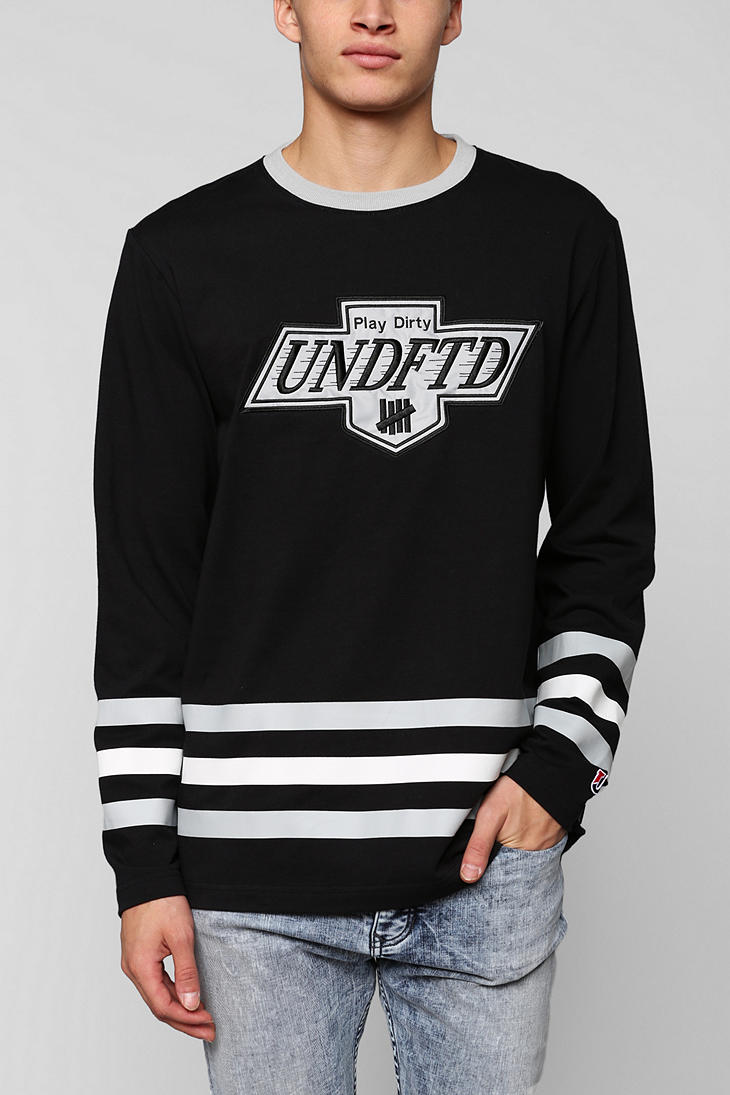 Download Urban Outfitters Undefeated Play Dirty Hockey Jersey Tee ...
