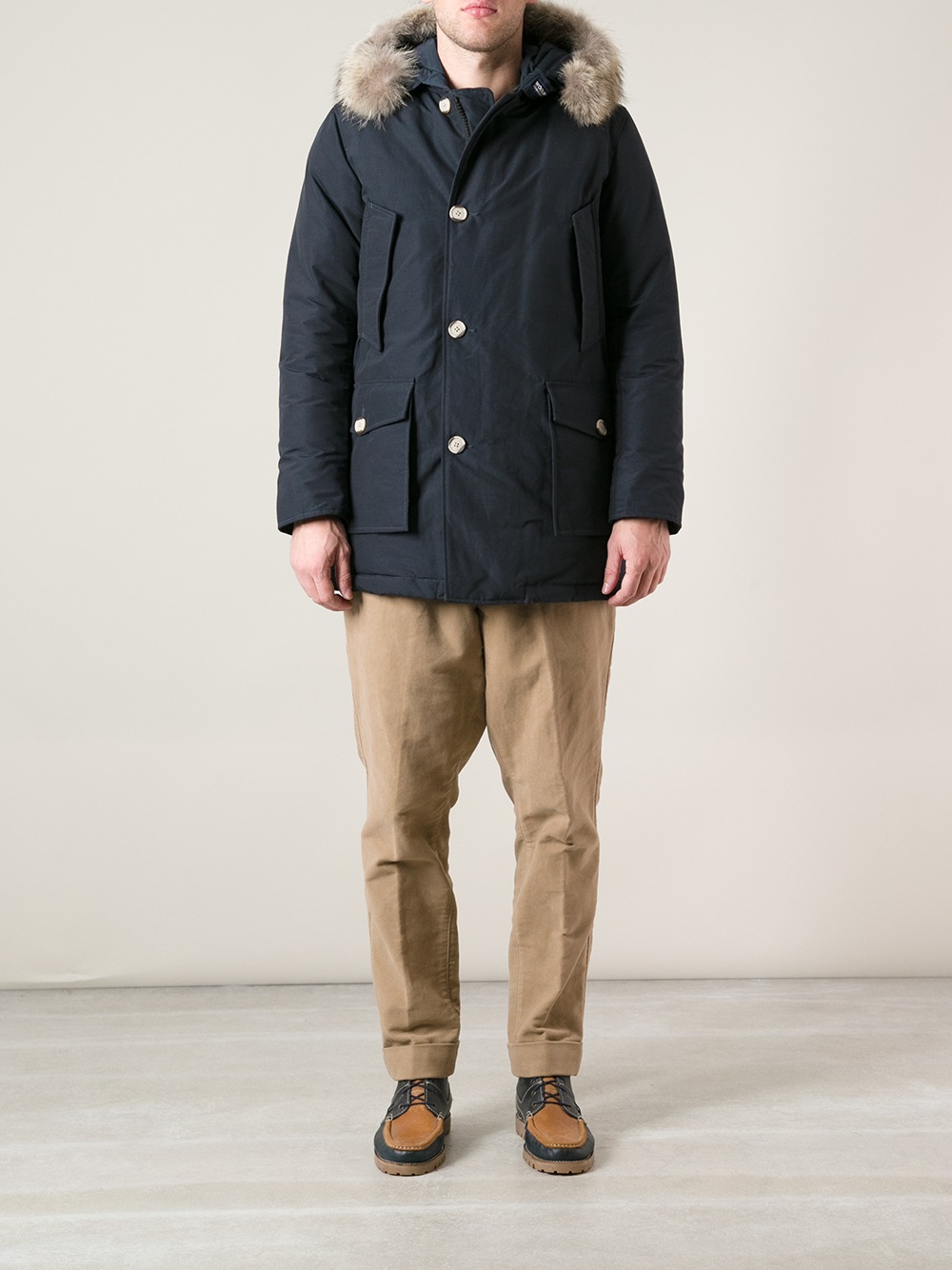 woolrich parka slim fit
