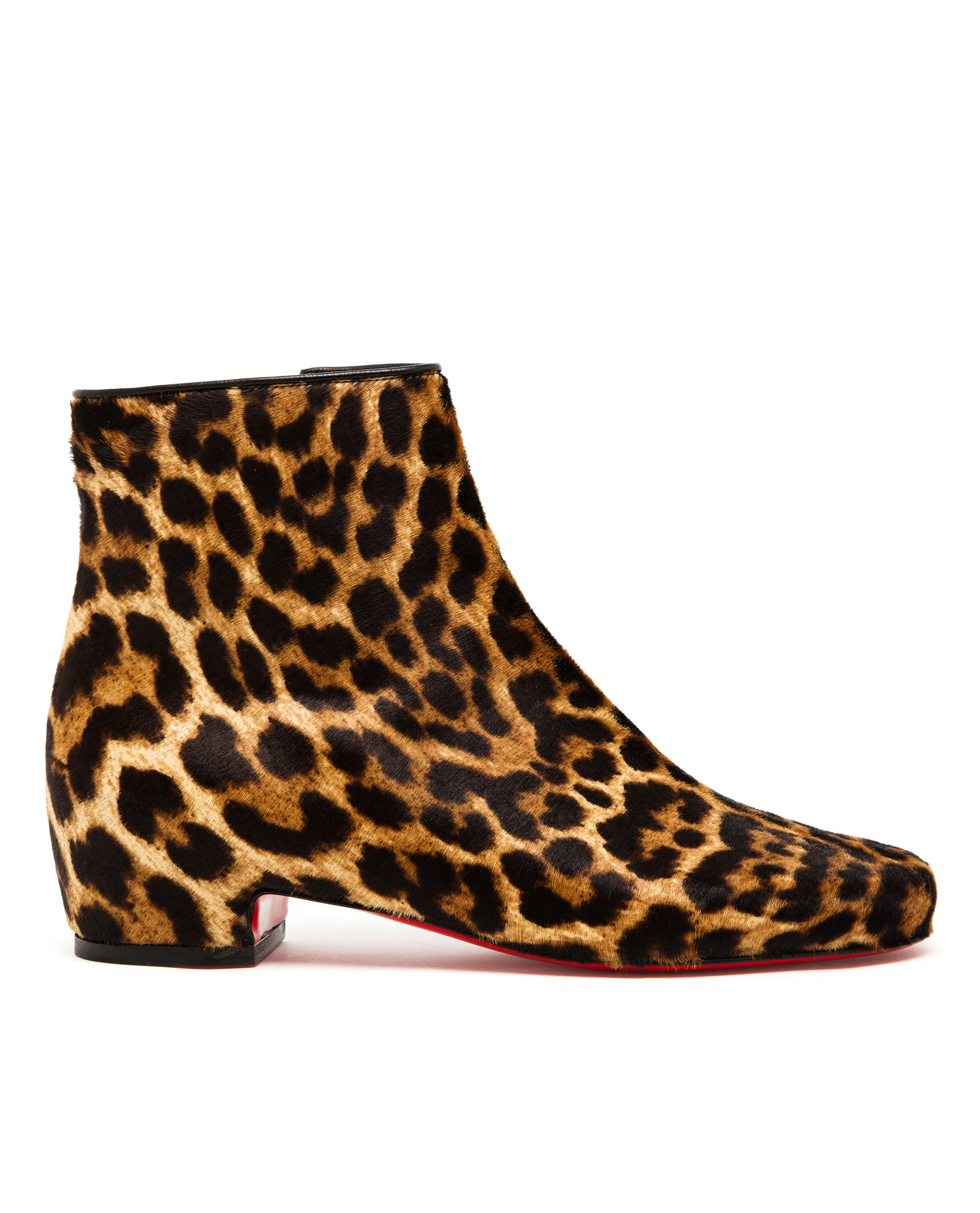 Christian louboutin Tounoir Leopard Ponyskin Boots in Animal | Lyst  