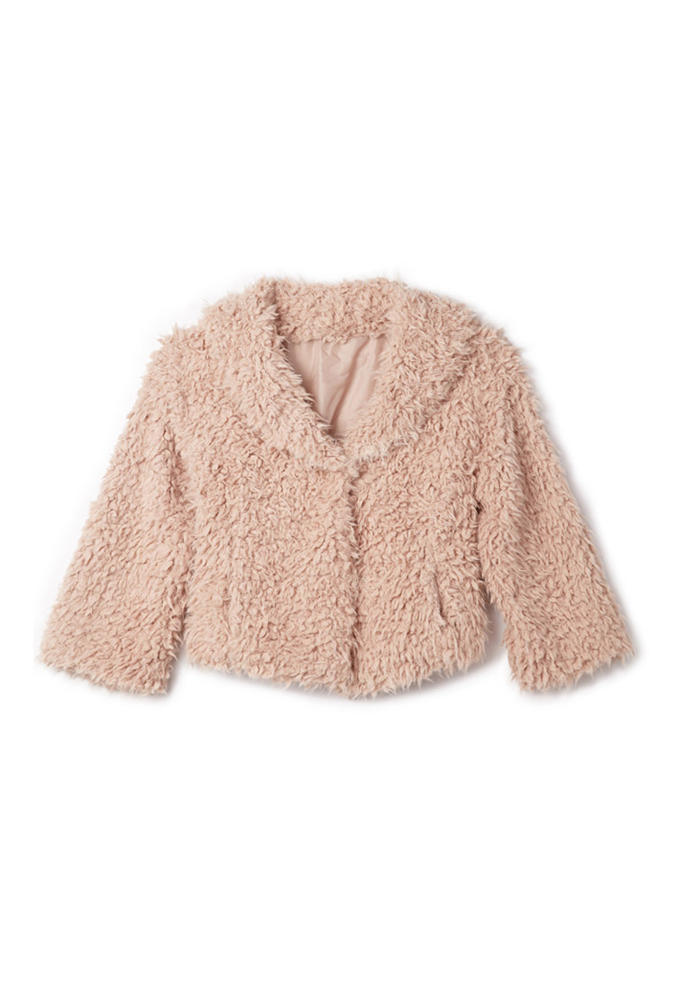 Lyst Forever 21 Boho Babe Fuzzy Jacket in Pink