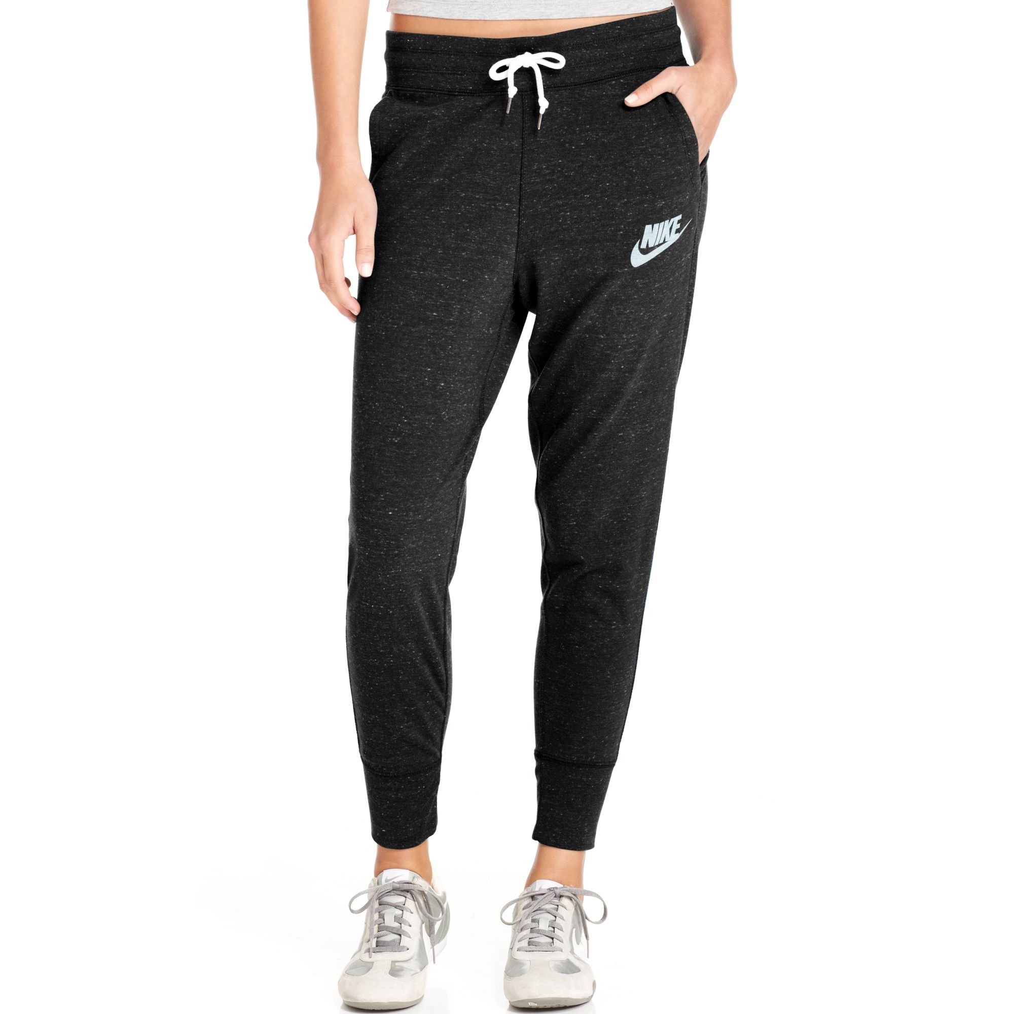 Nike Gym Vintage Sweatpants in Black | Lyst