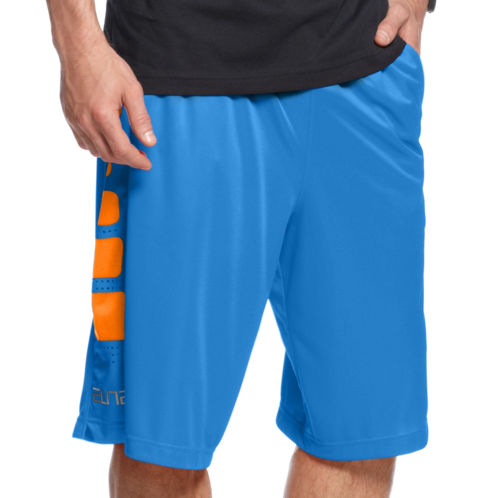 nike blue and orange shorts