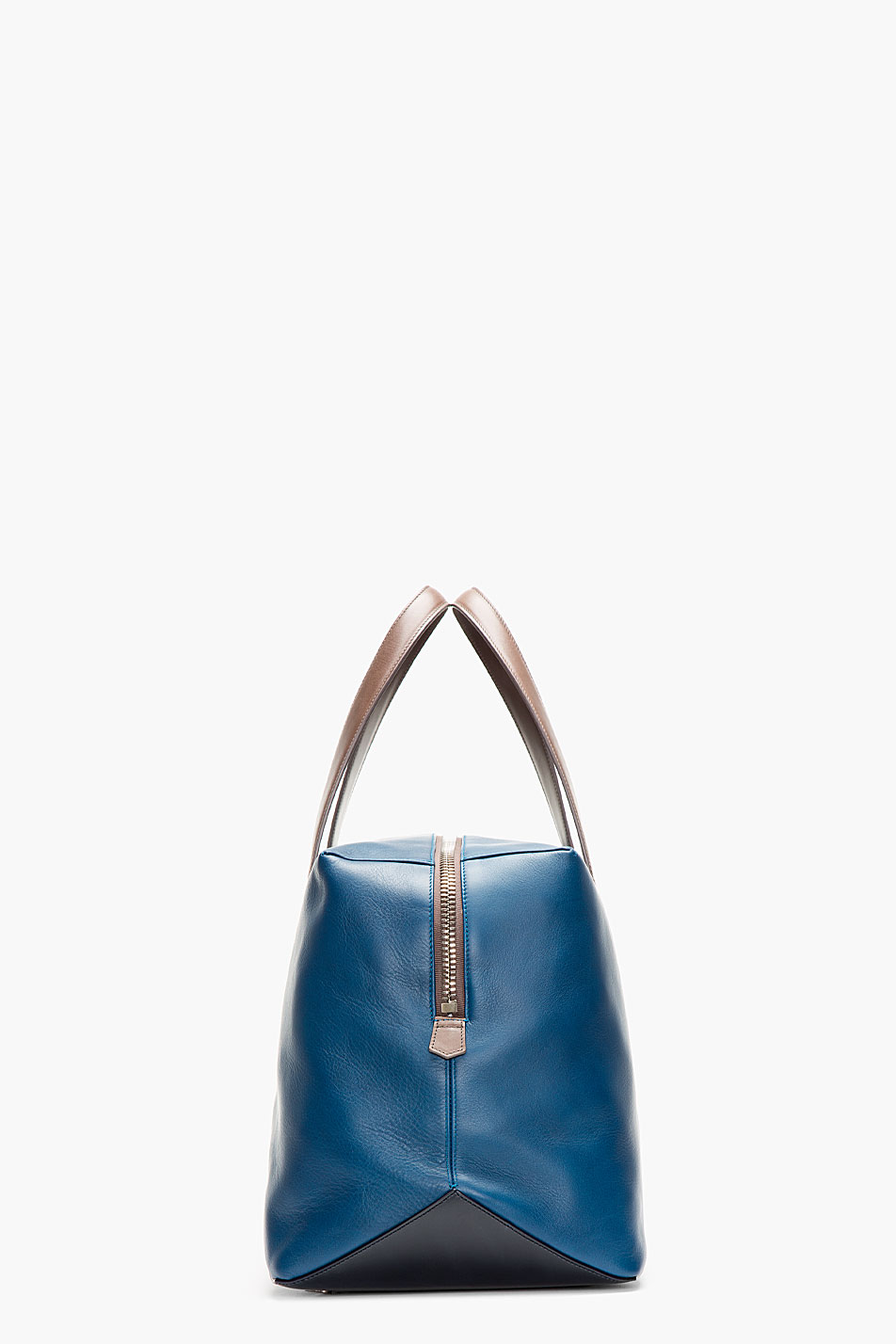 Paul smith Deep Blue Leather Duffle Bag in Blue for Men | Lyst