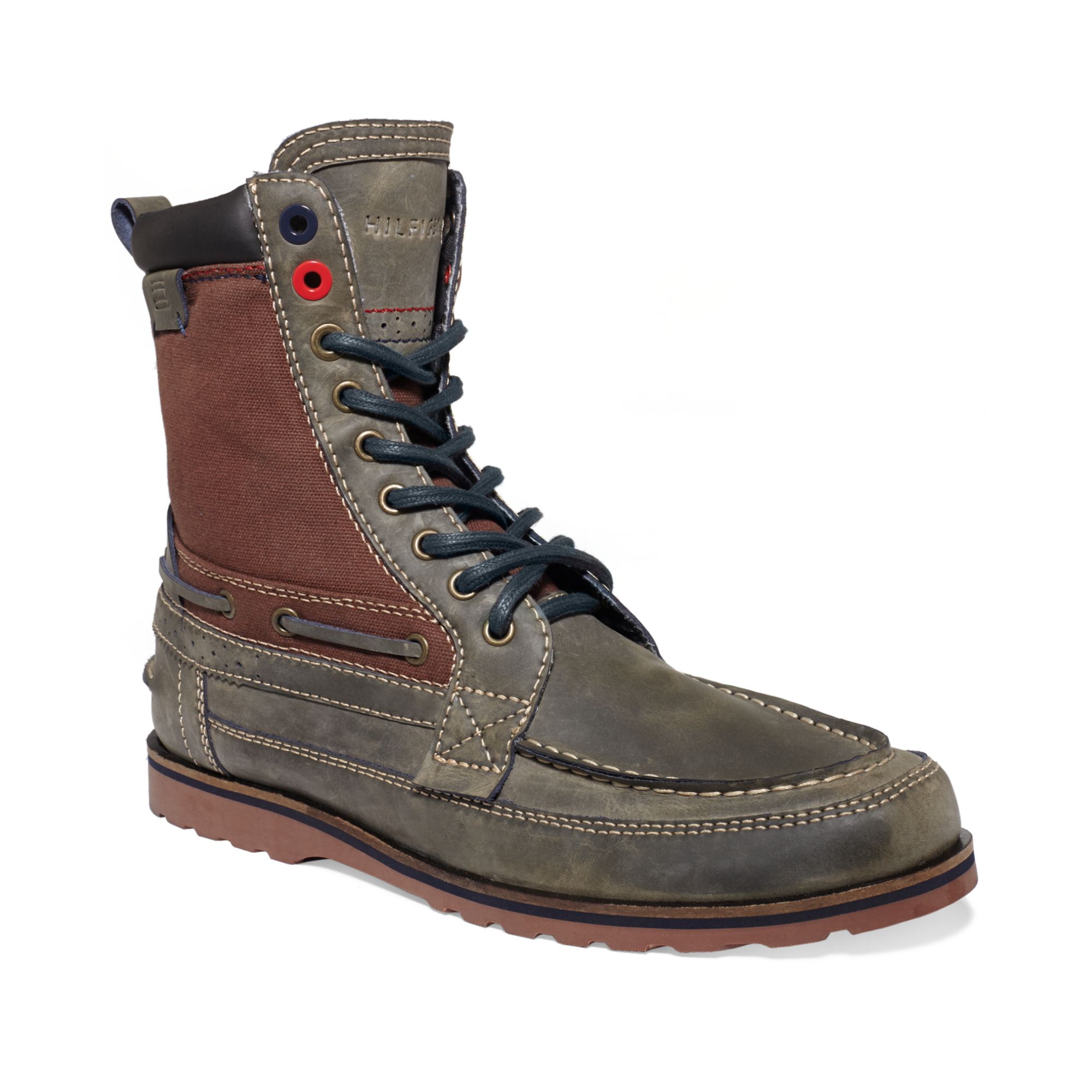 Tommy Hilfiger Hawk Boots in Gray for Men Lyst