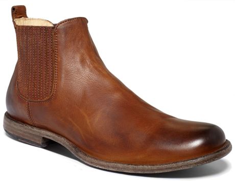Frye Chelsea Boots in Brown for Men (Cognac) | Lyst