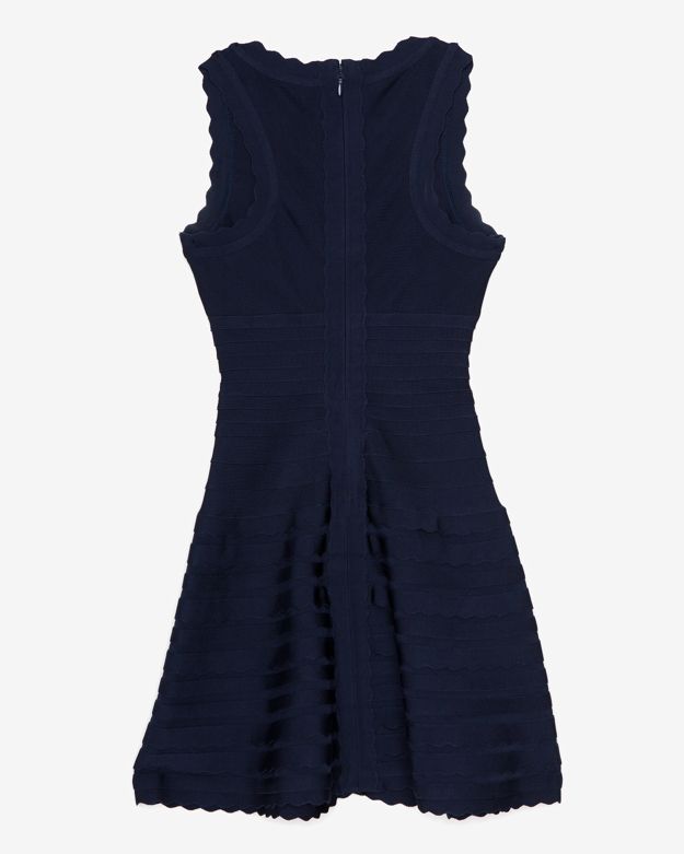 bandage flare dress